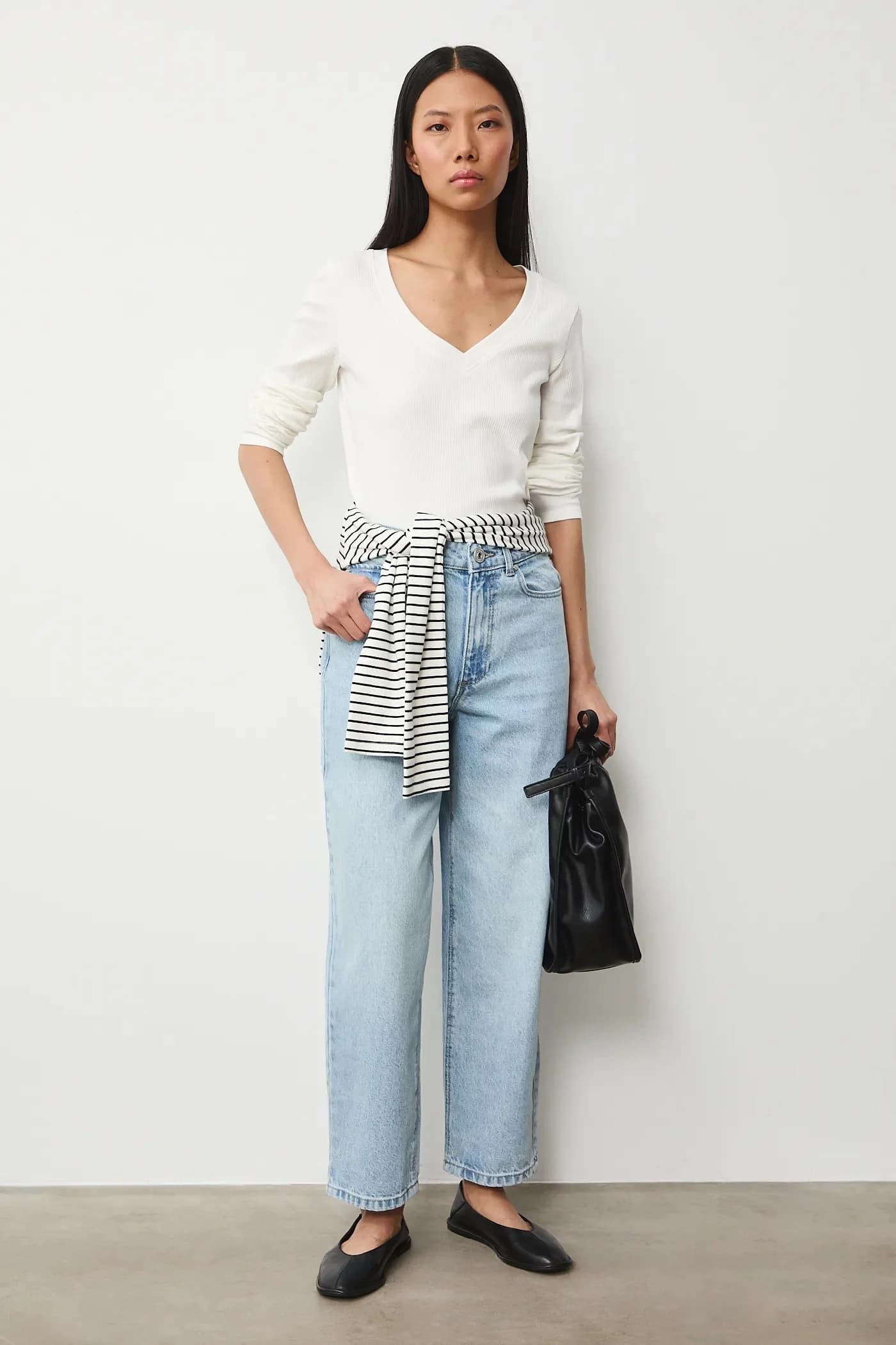 Женские джинсы кроя мамы