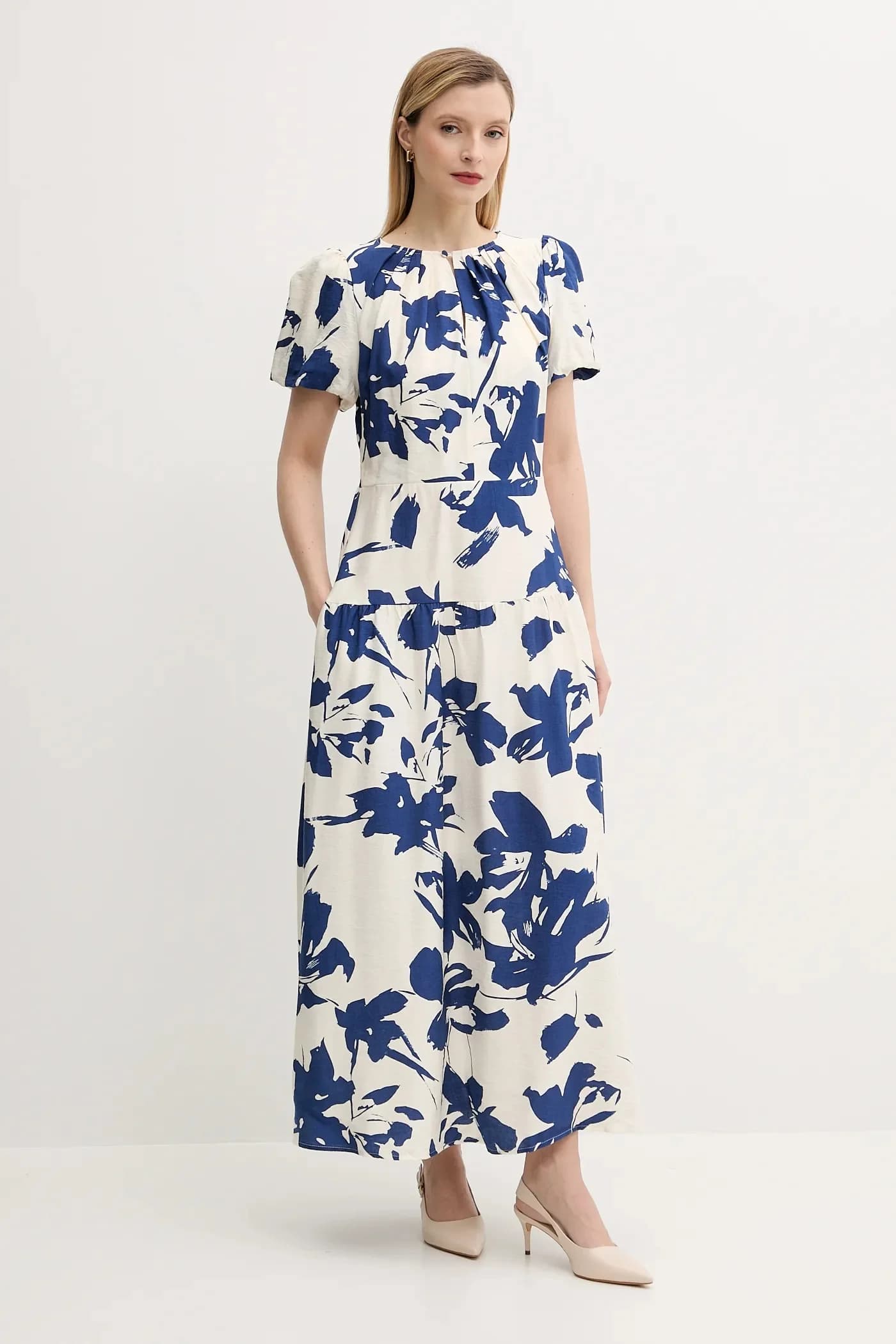 Льняное платье