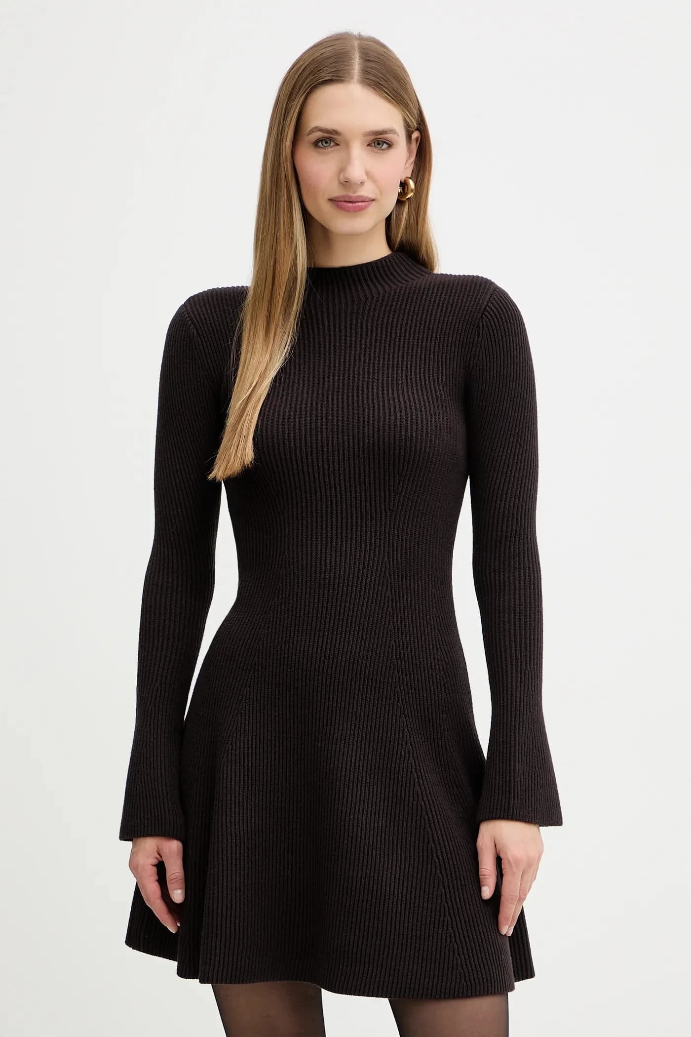 Платье из смесовой шерсти