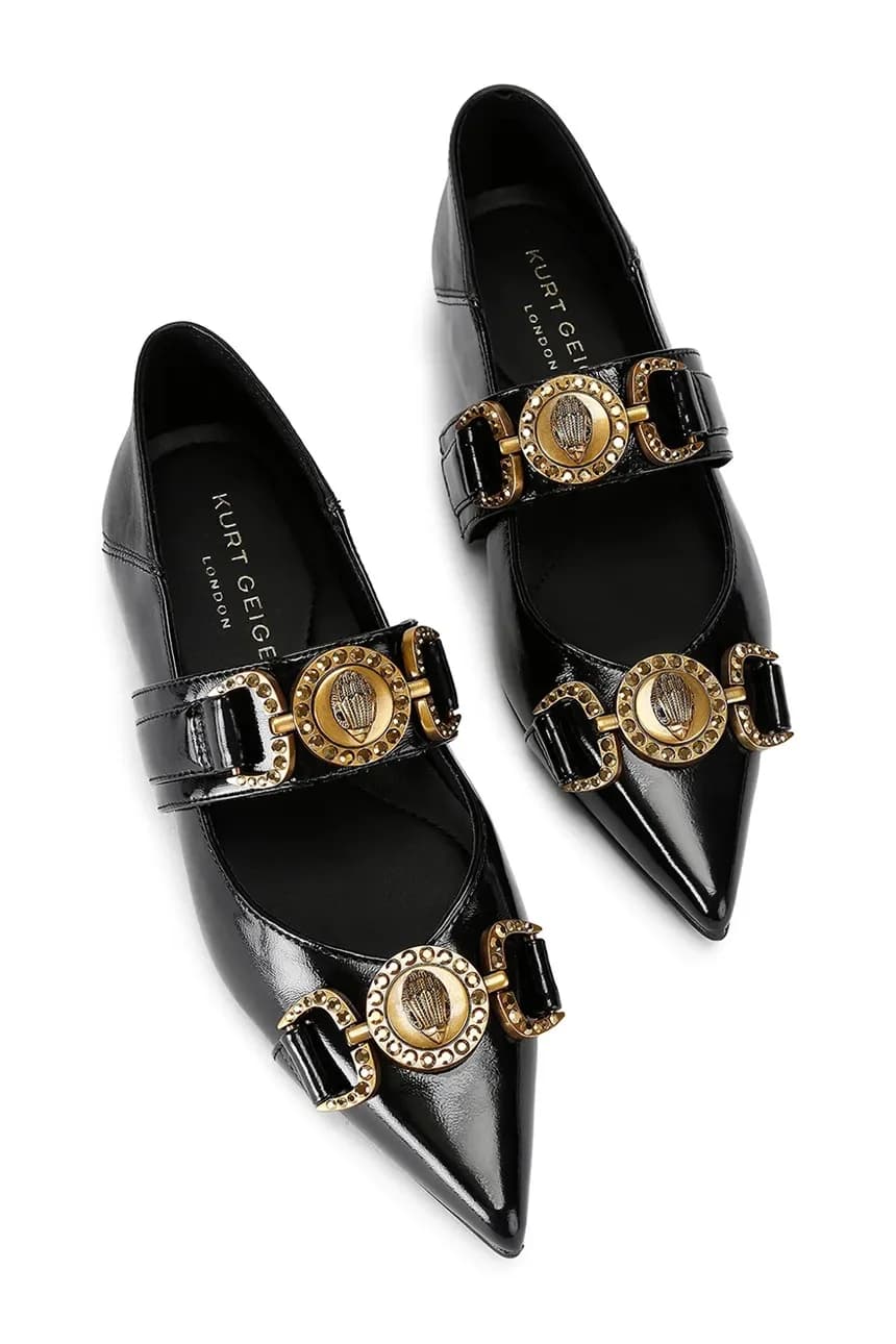 Кожаные балетки Mansion Point Slip On - фото 2