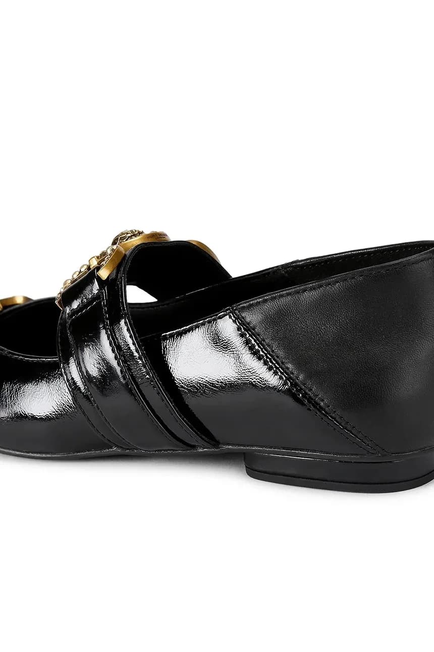 Кожаные балетки Mansion Point Slip On - фото 5