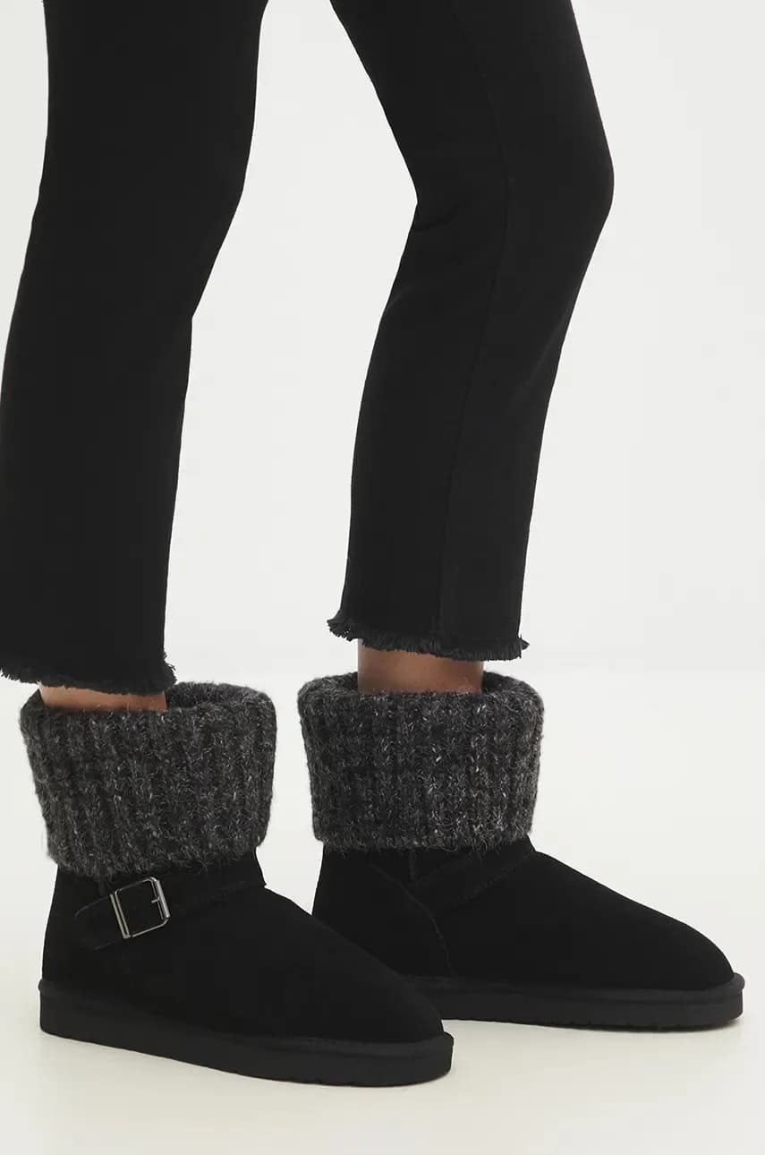 Замшевые зимние ботинки - фото 7