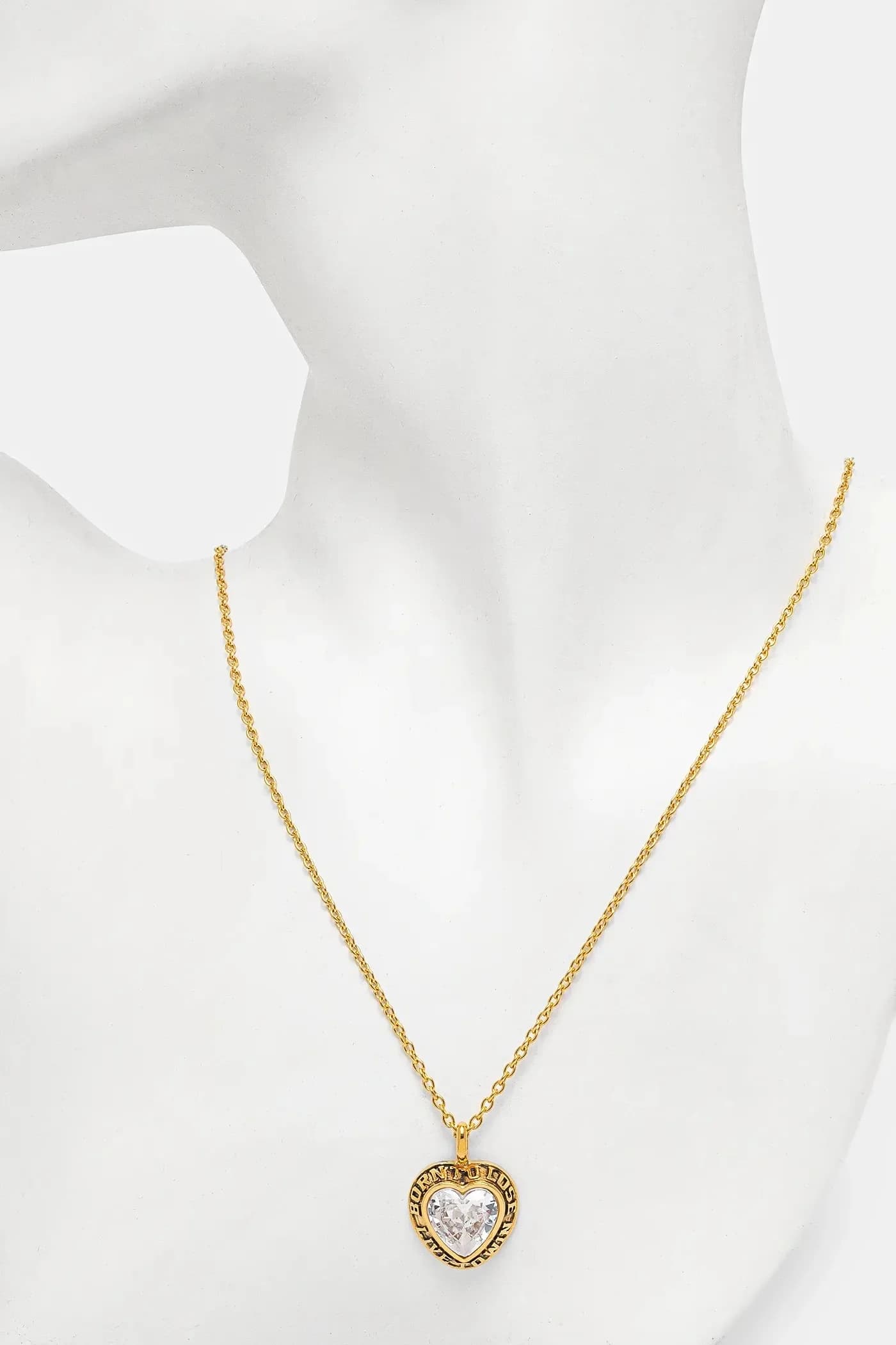 Серебряное колье с подвеской в ​​форме сердца - фото 4