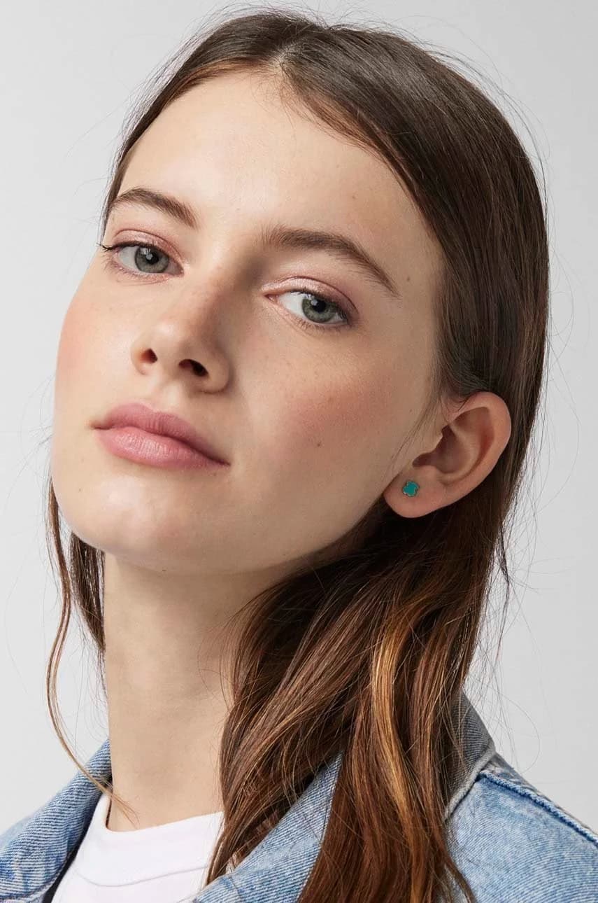 Серебряные серьги «Маффин» - фото 5