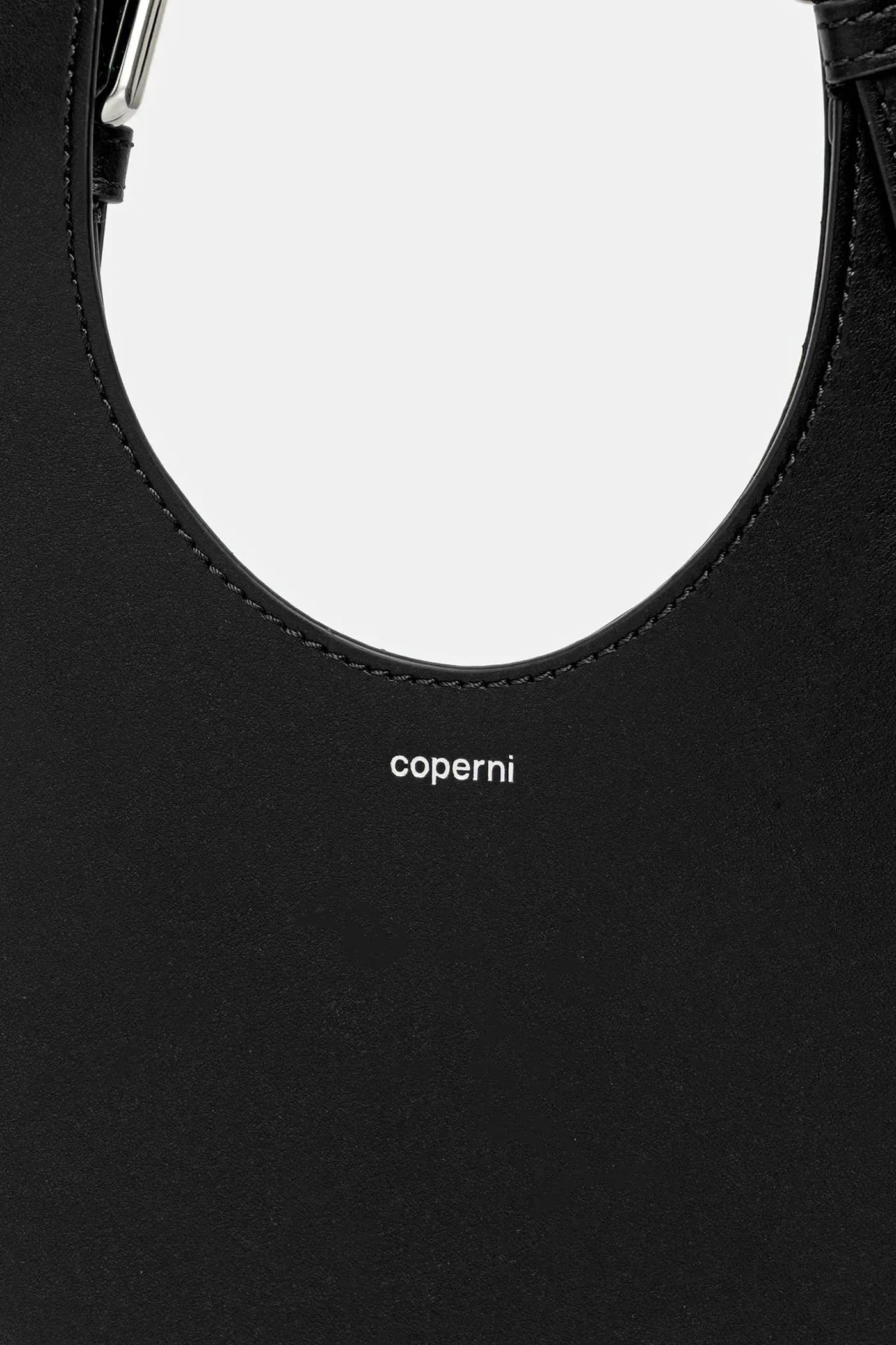 Кожаная сумка-тоут с сердечком на ремне - фото 4