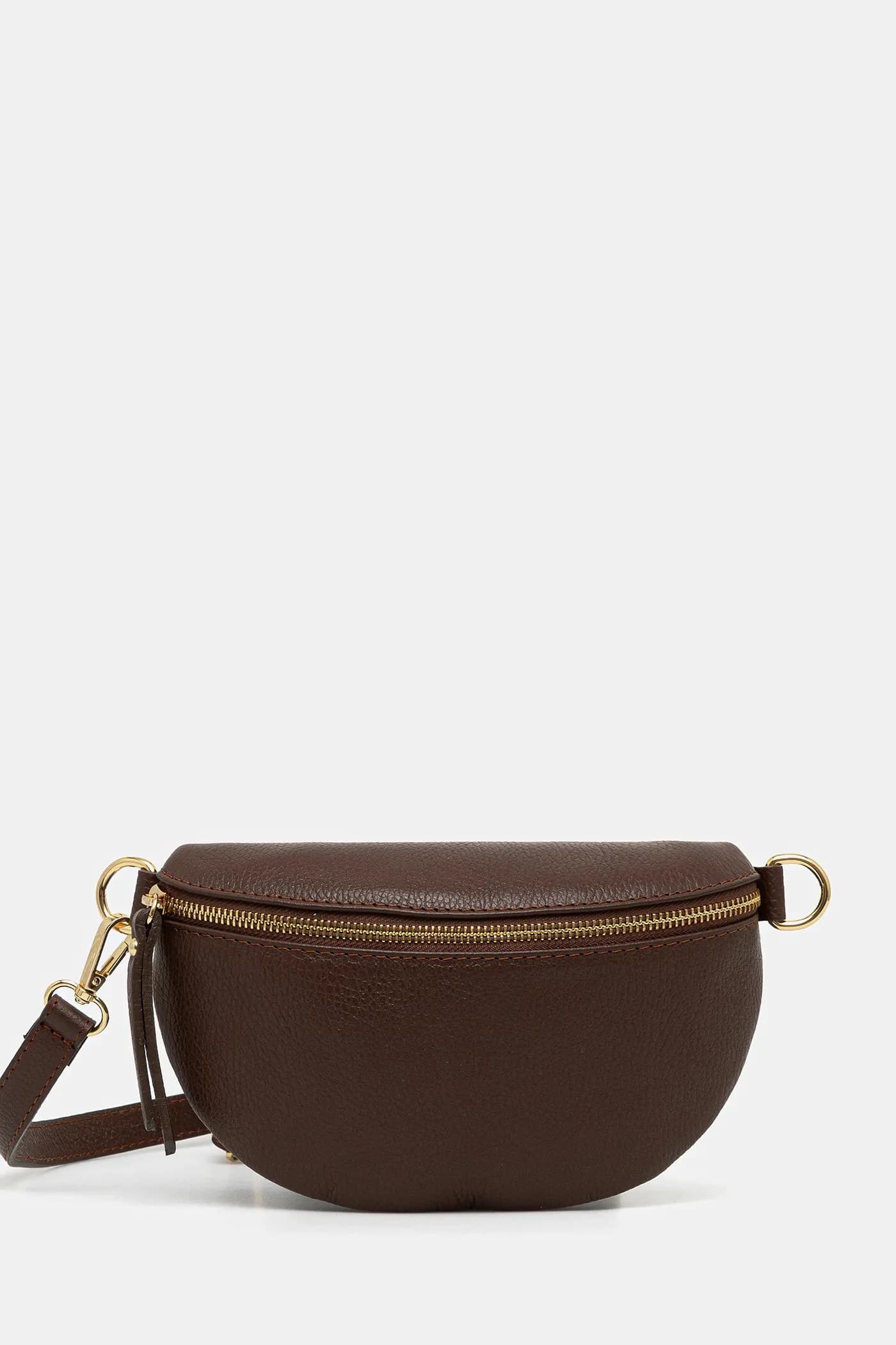 Кожаная поясная сумка