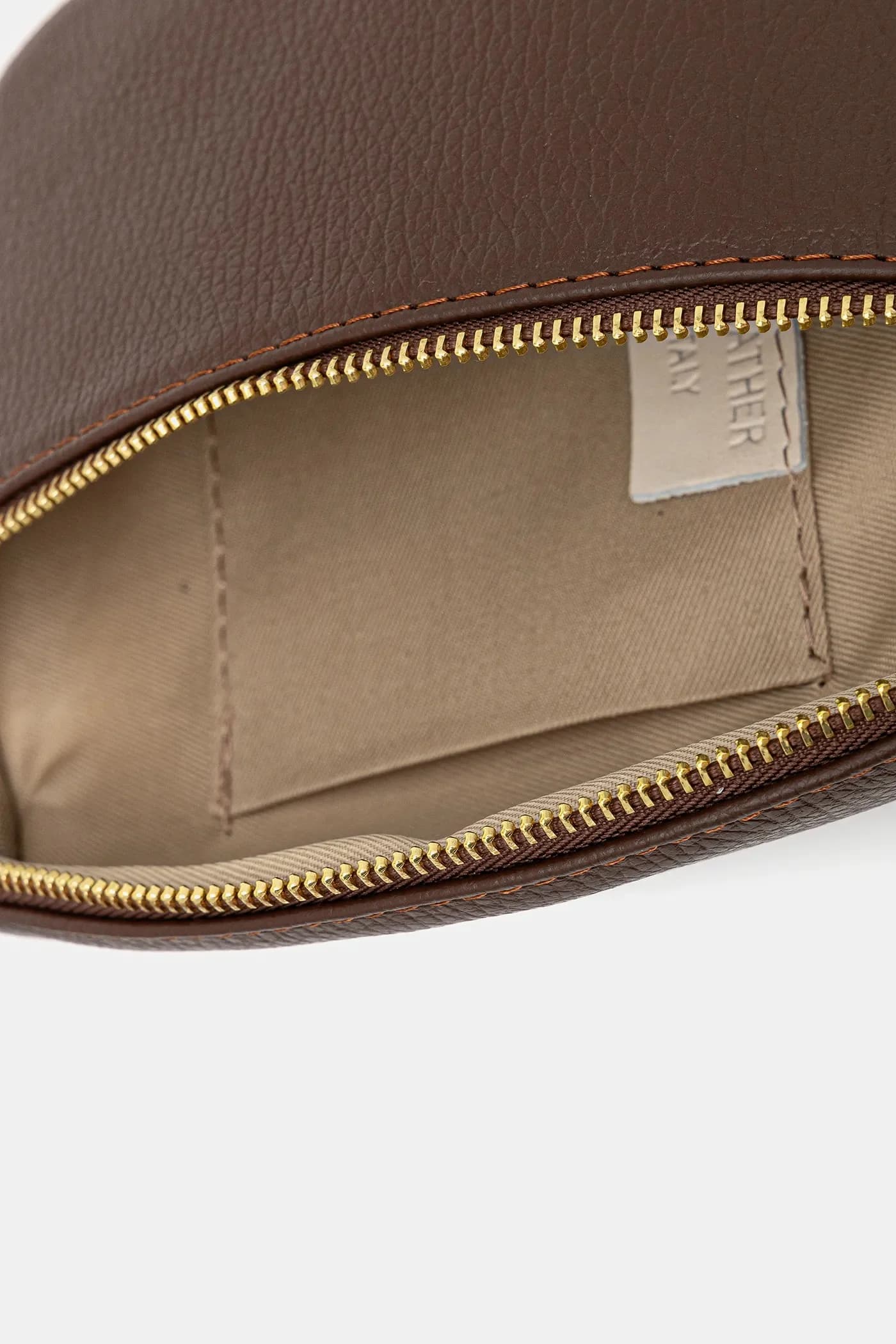 Кожаная поясная сумка - фото 5