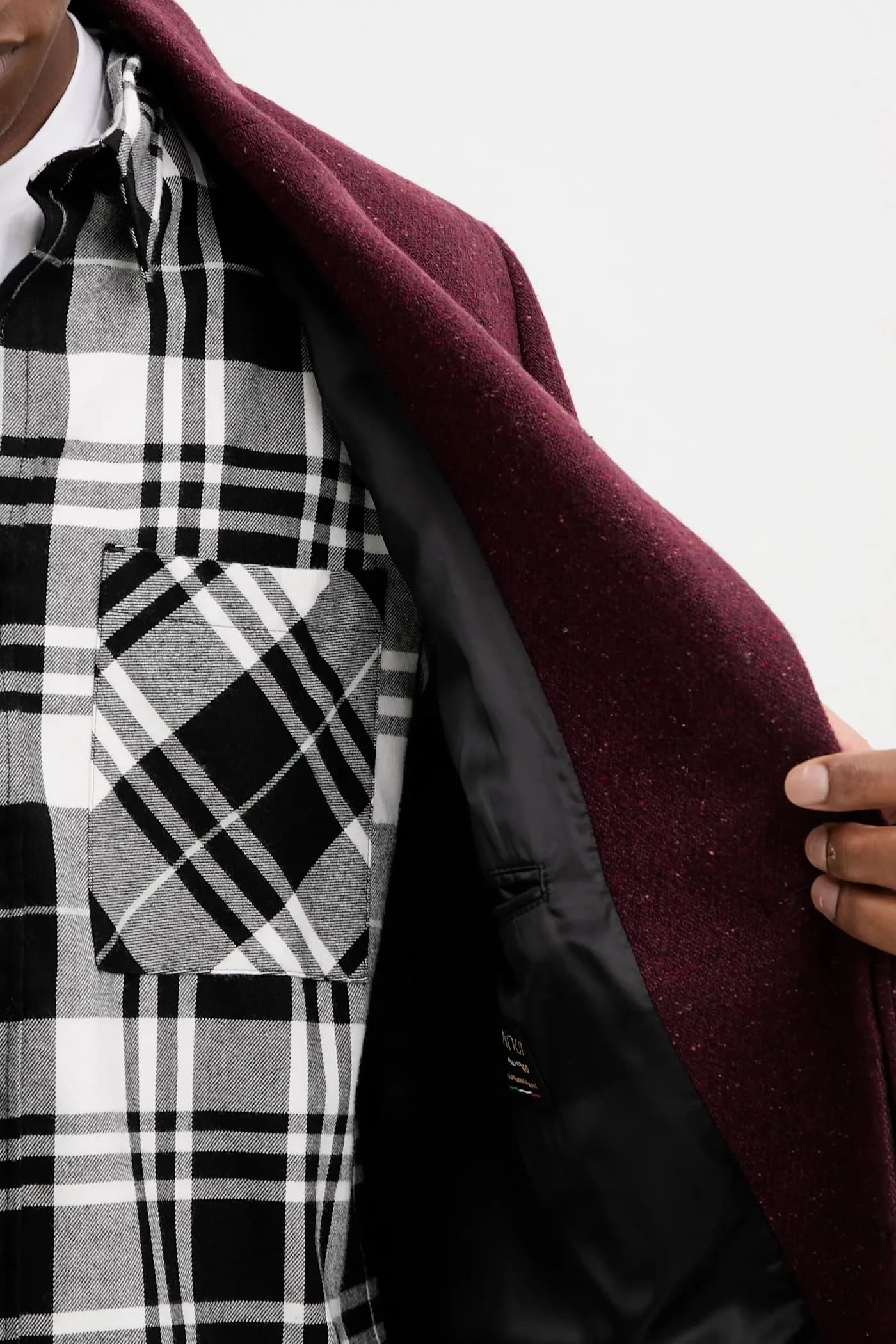 Пальто с добавлением шерсти Mald2541 - фото 6