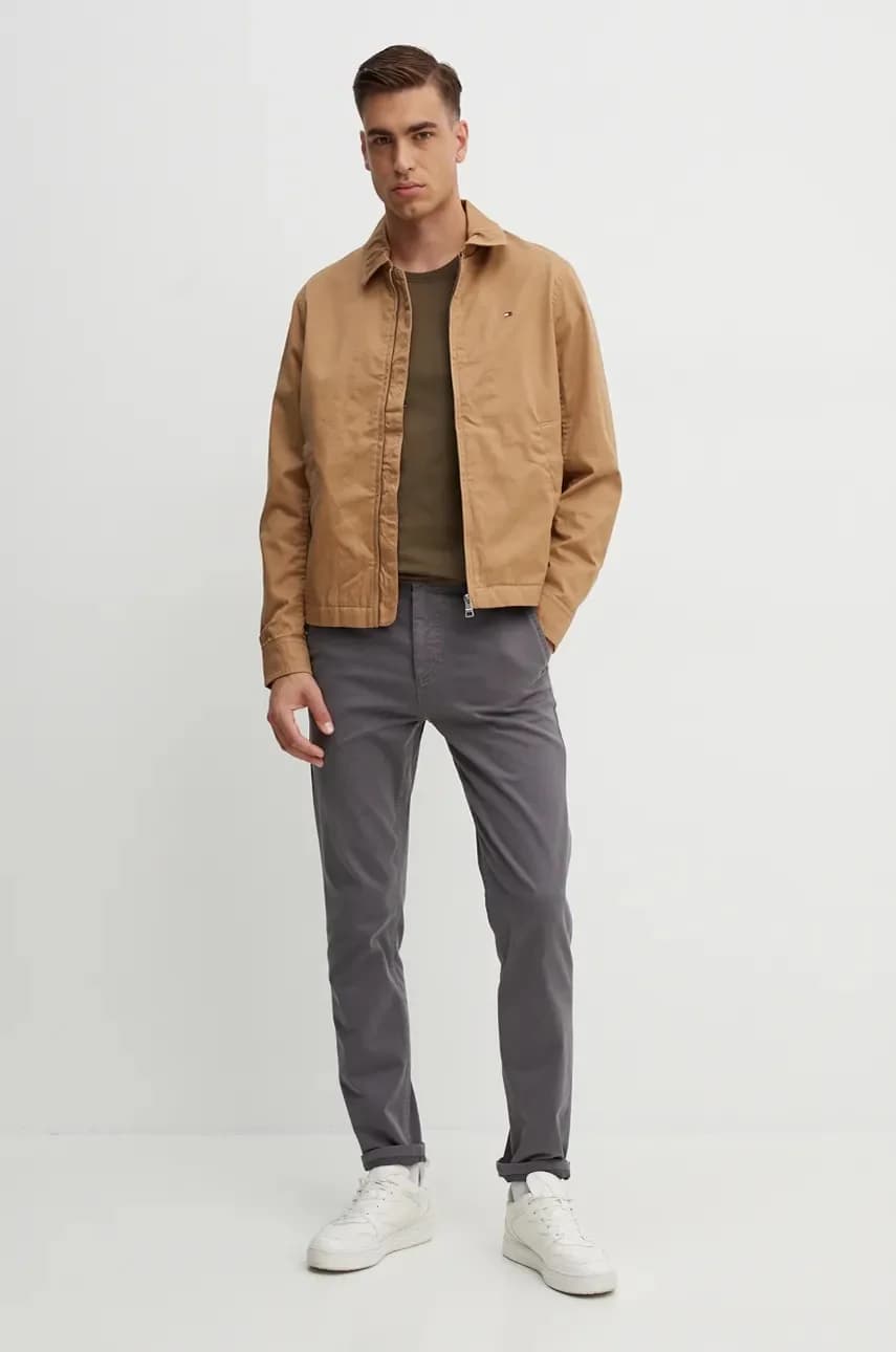 Брюки-чиносы зауженного кроя - фото 2