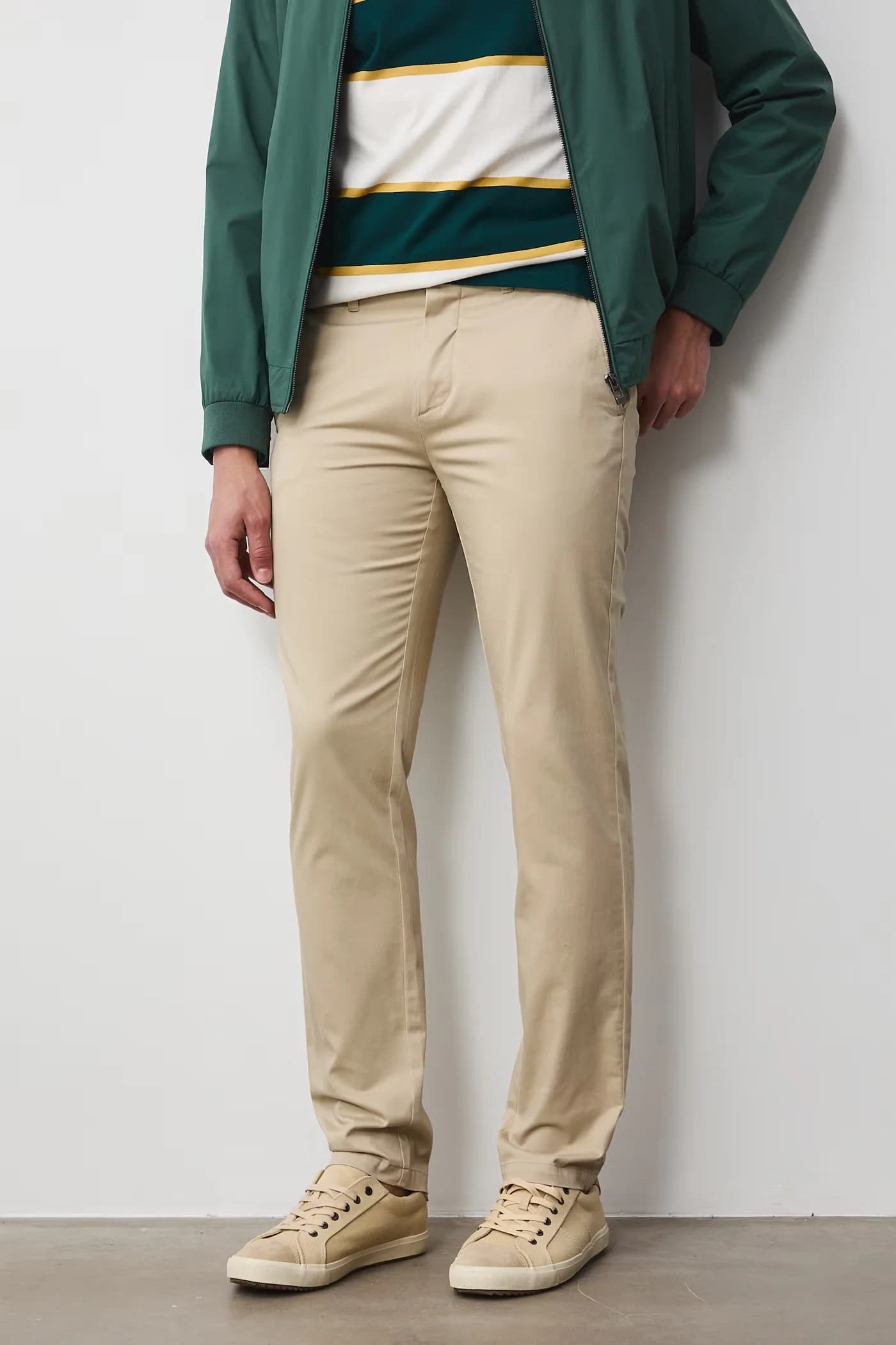 Мужские чиносы из хлопка с эластаном - фото 2