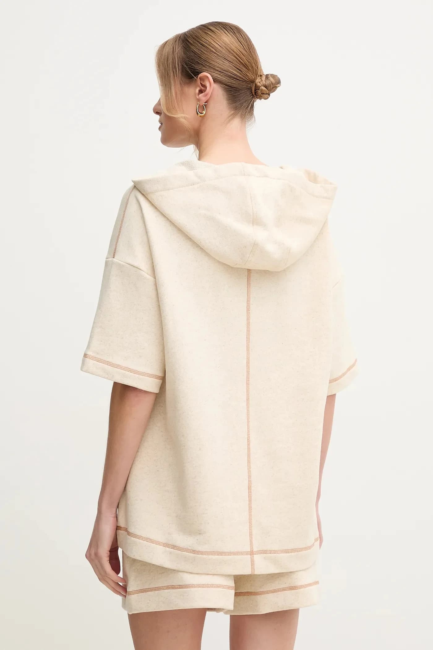 Толстовка из смесового льна - фото 3