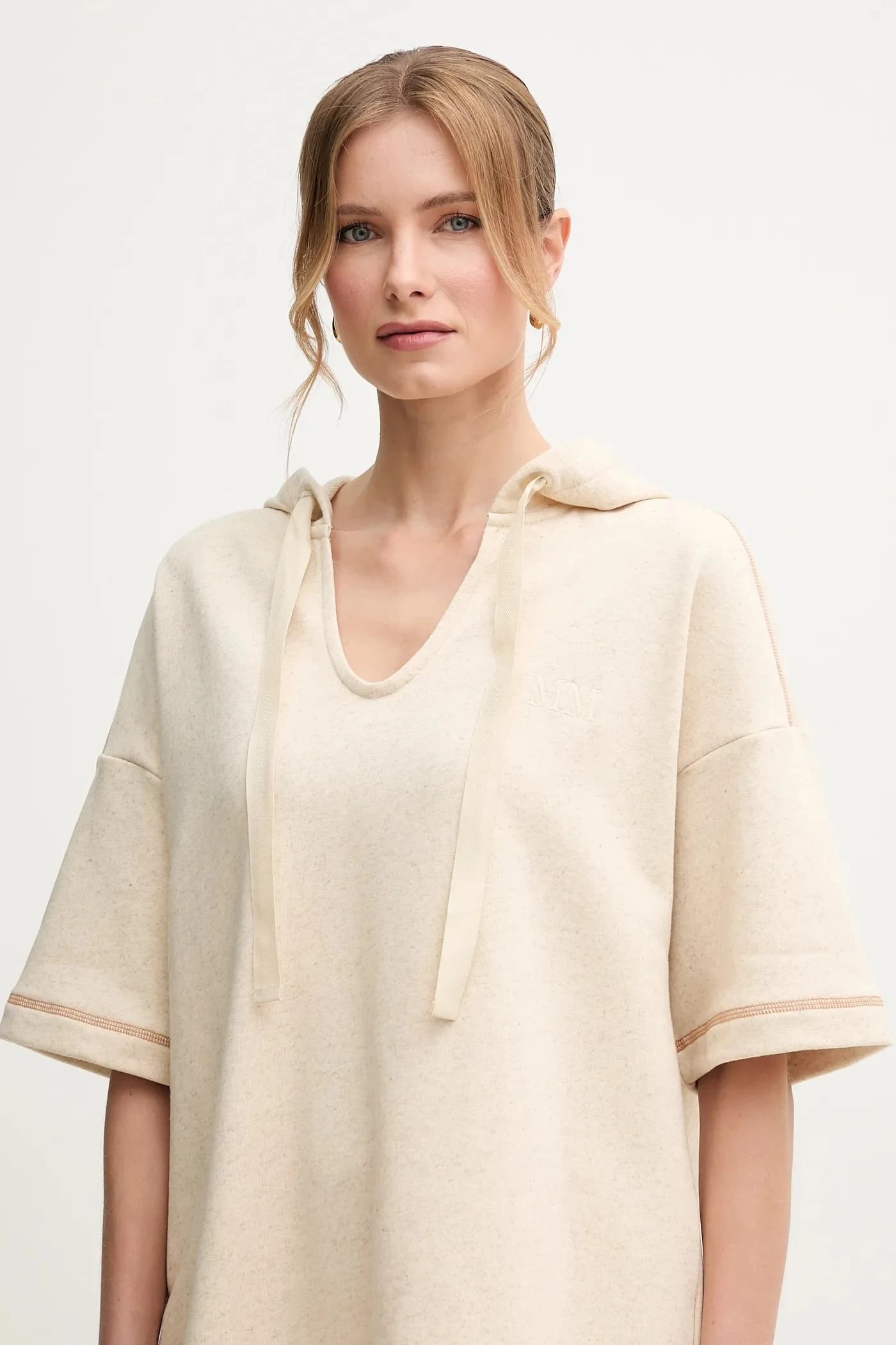 Толстовка из смесового льна - фото 4