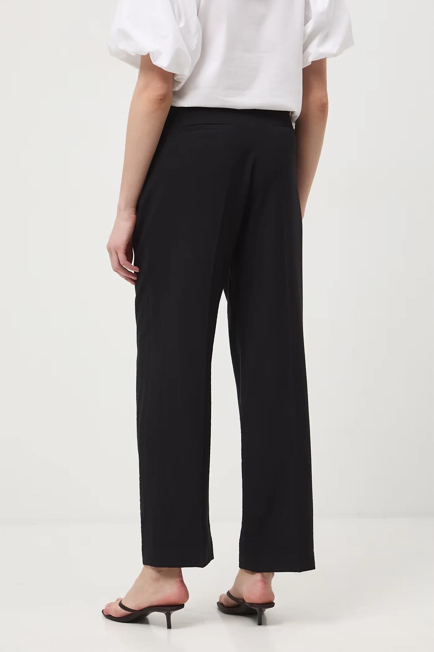 Женские широкие брюки из вискозы. - фото 3