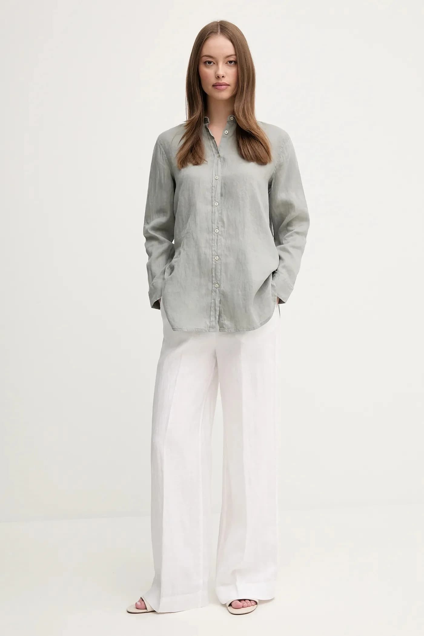 Льняные брюки - фото 2