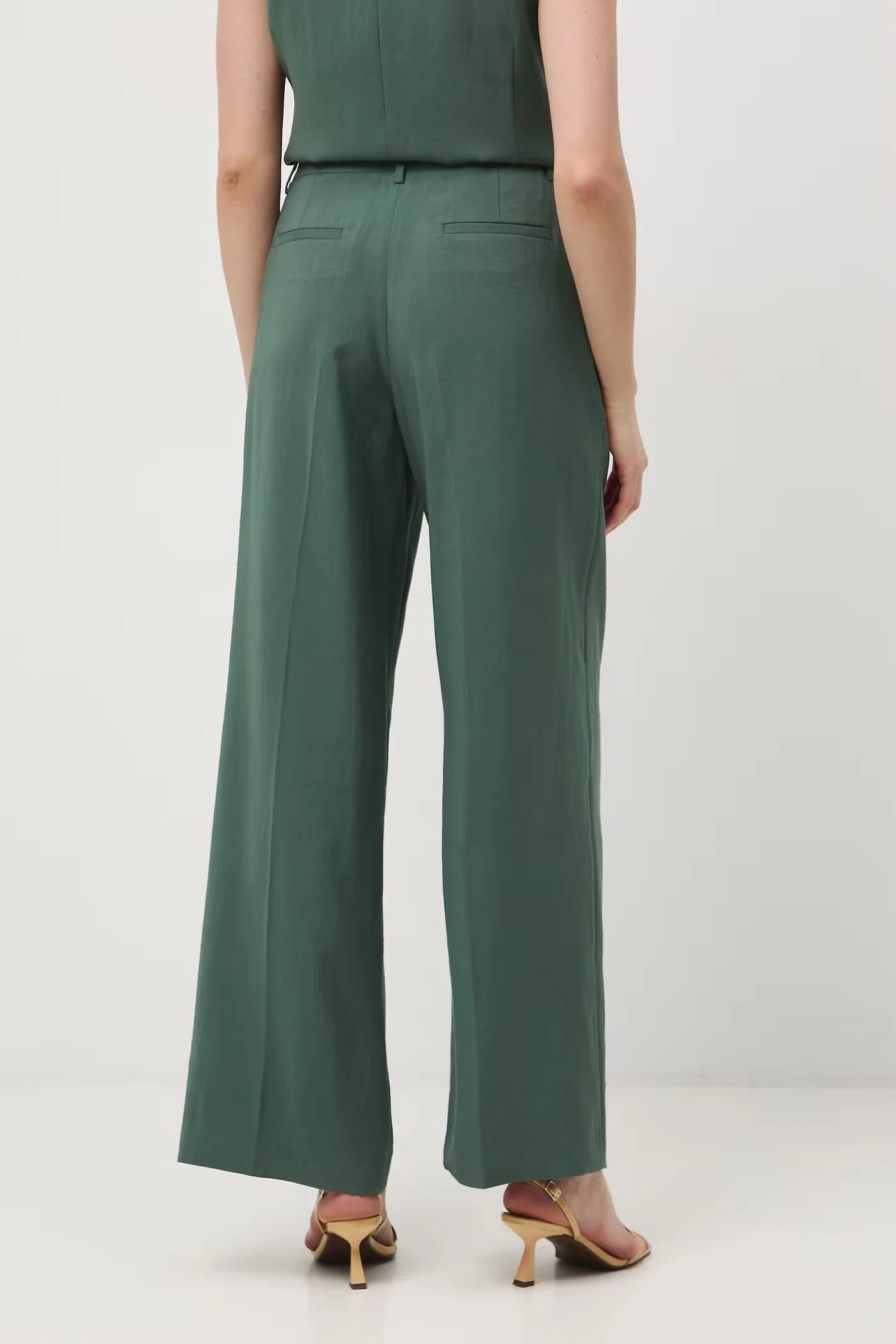 Женские широкие брюки с вискозой - фото 3