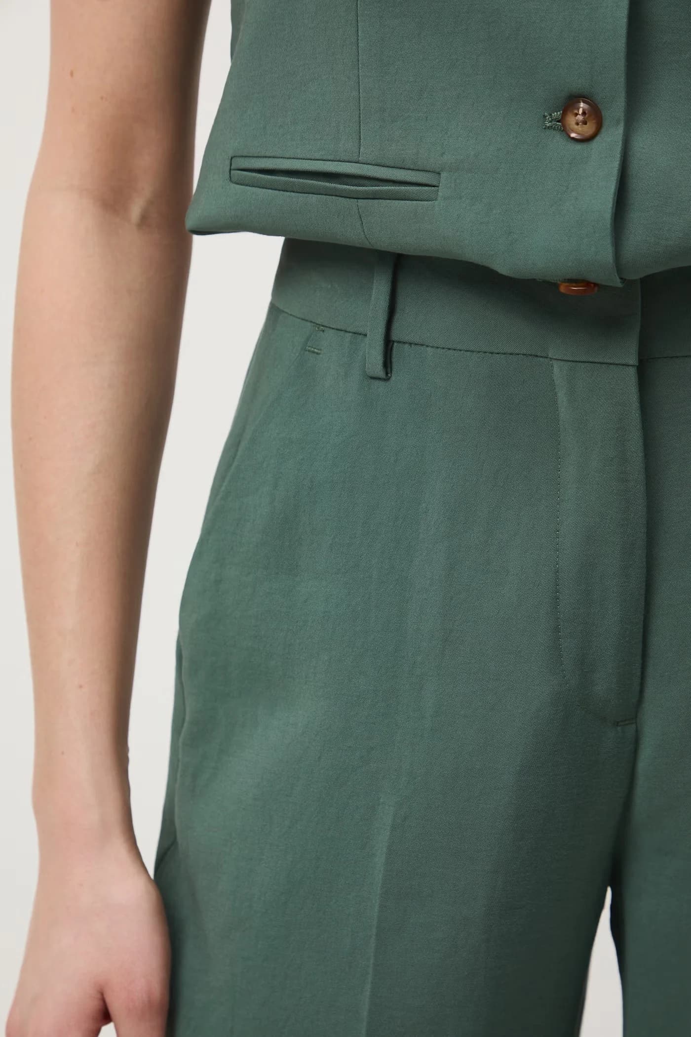 Женские широкие брюки с вискозой - фото 4