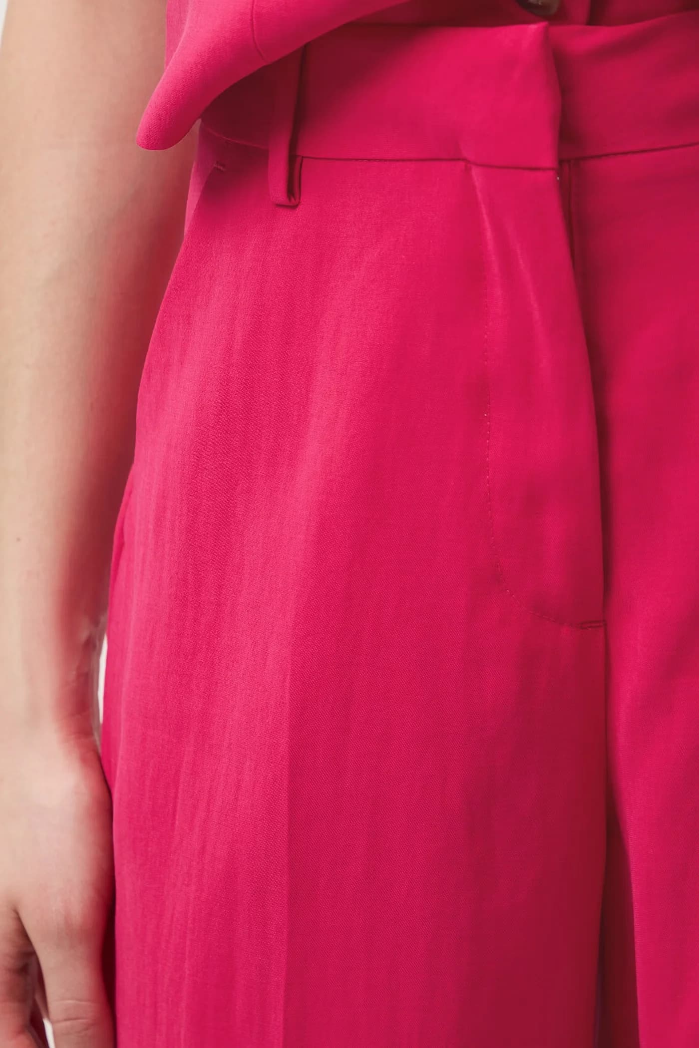 Женские широкие брюки с вискозой - фото 4