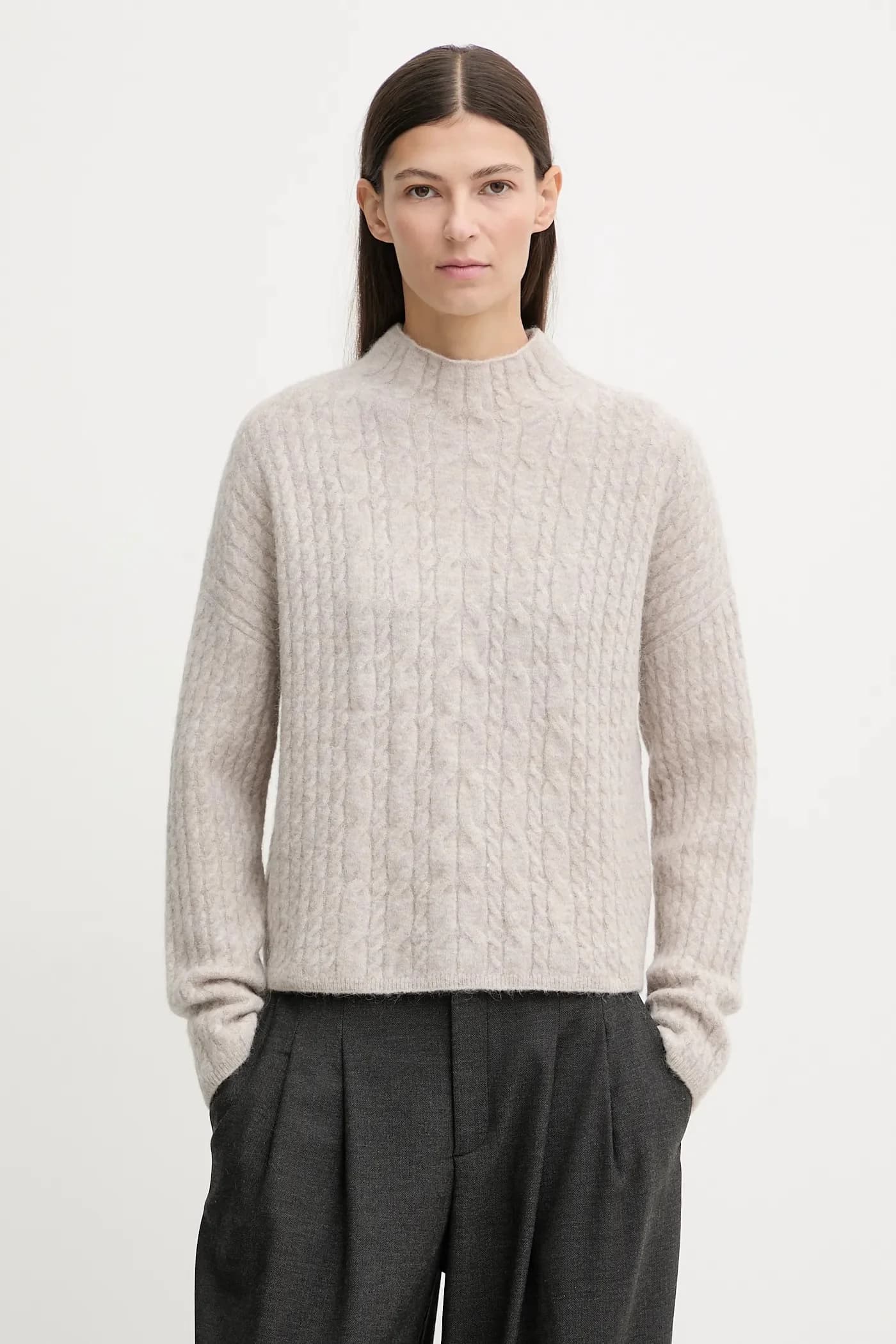 Свитер с альпакой