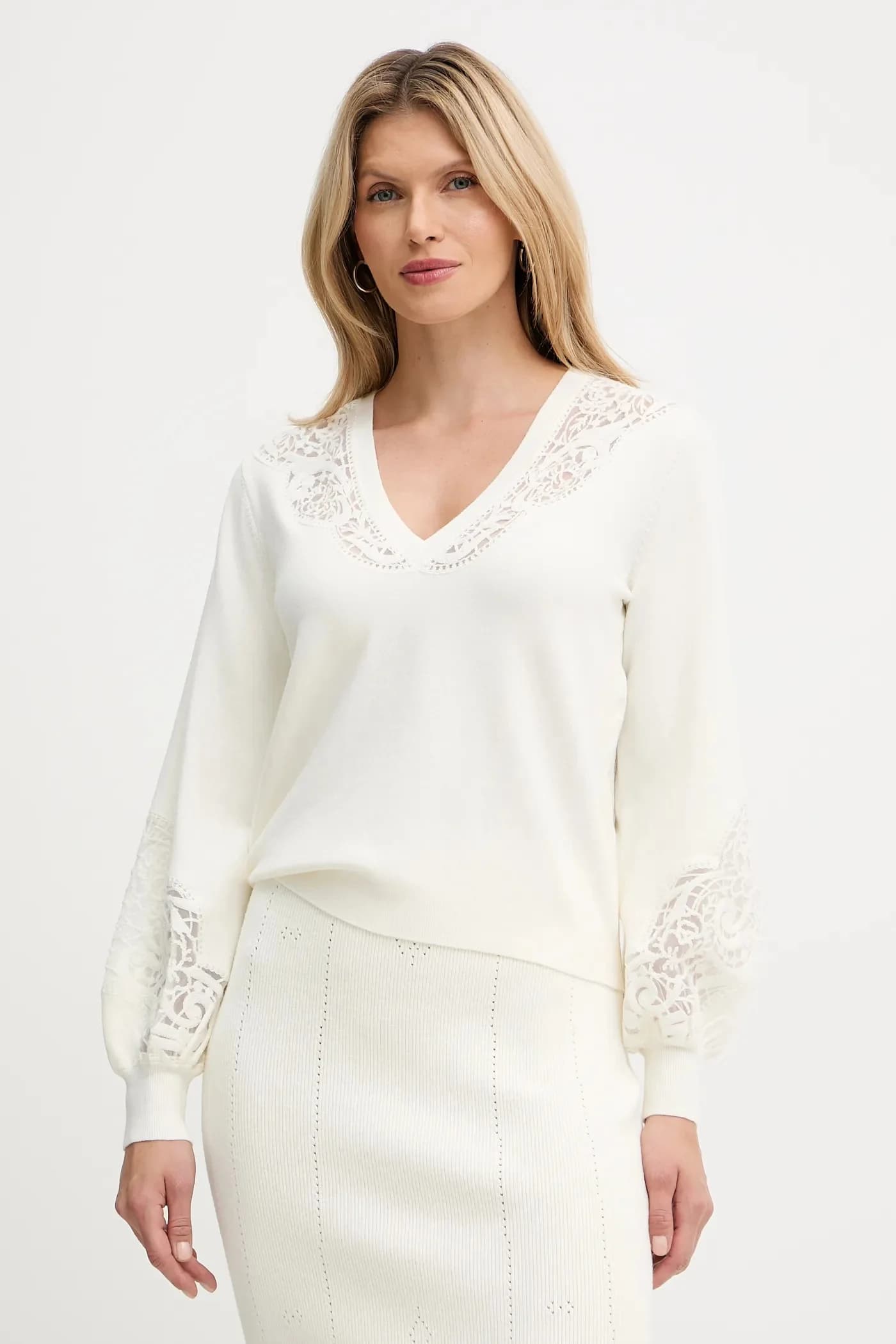 Свитер из смесовой шерсти