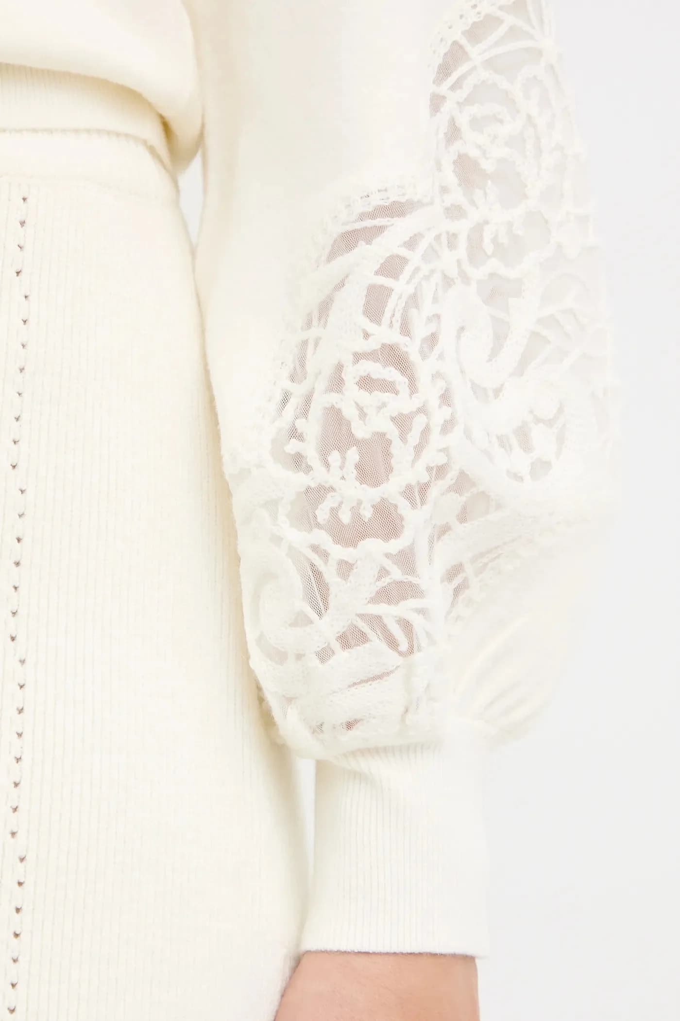 Свитер из смесовой шерсти - фото 5