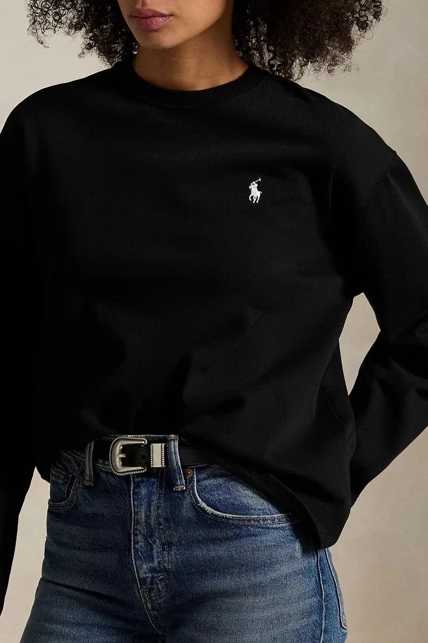 Хлопковая рубашка с длинным рукавом - фото 4