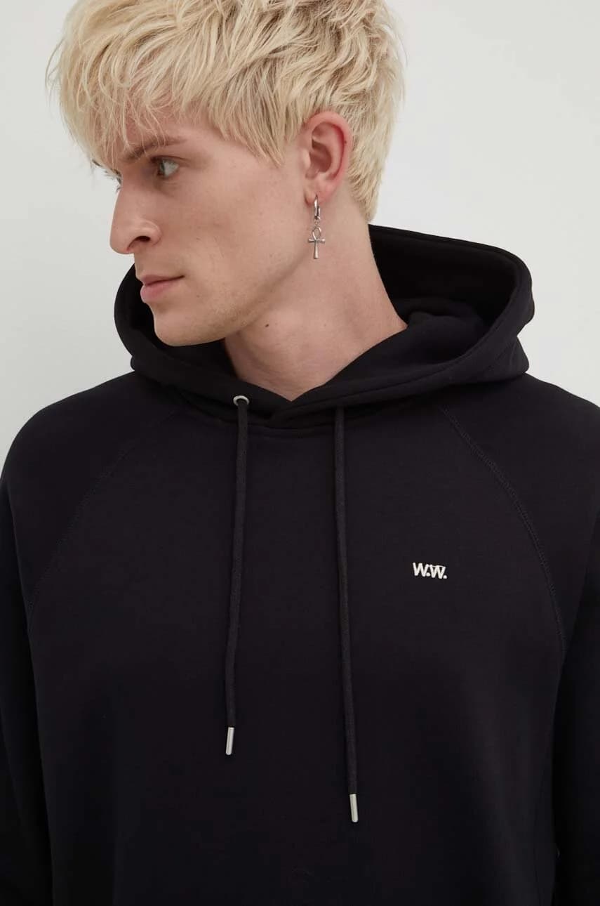 Толстовка Essential Fred Classic с худи из хлопка - фото 4