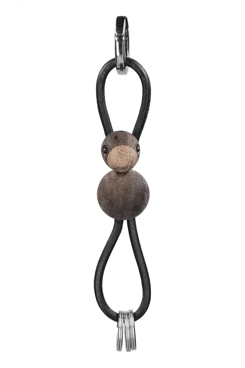 Брелок «Птица» Серебряный 6 см - фото 2