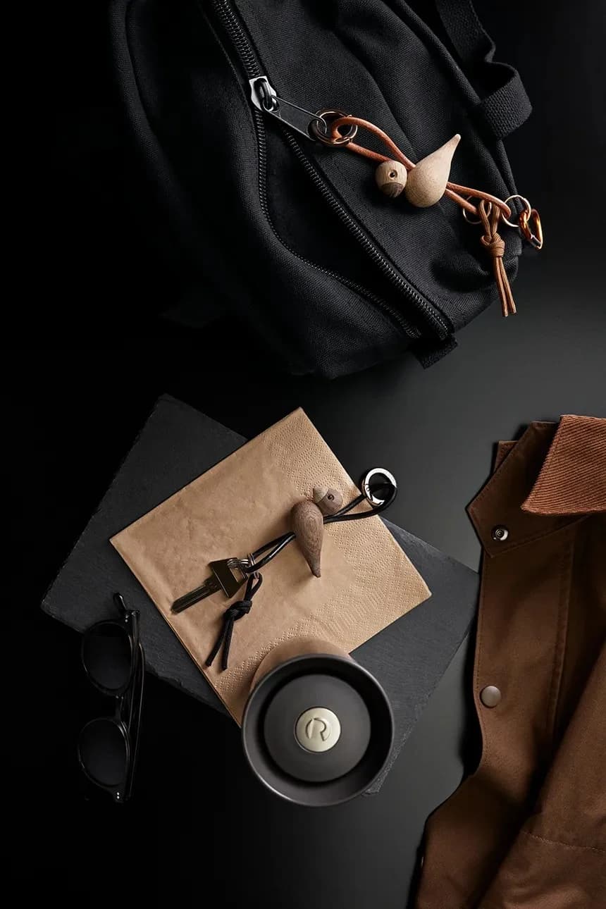 Брелок «Птица» Серебряный 6 см - фото 5