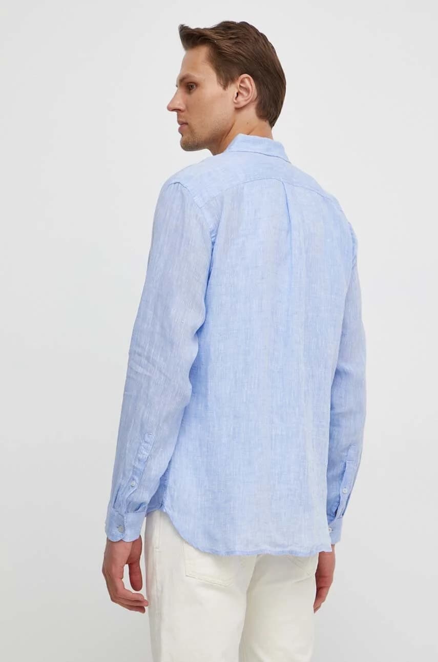 Льняная рубашка - фото 3