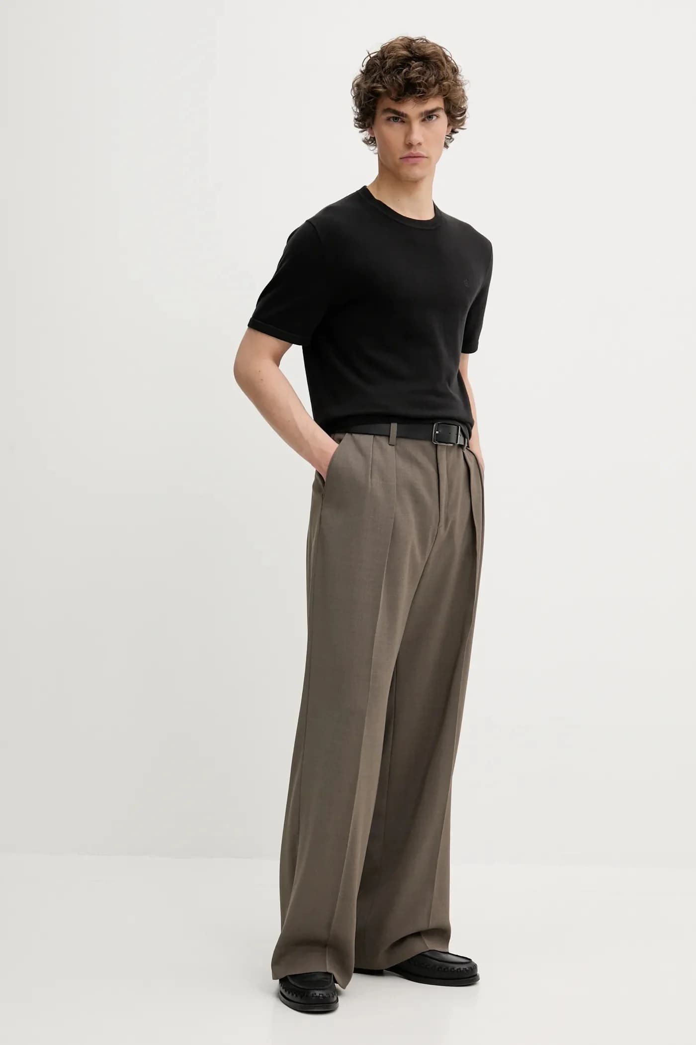 Брюки из смесовой шерсти - фото 2