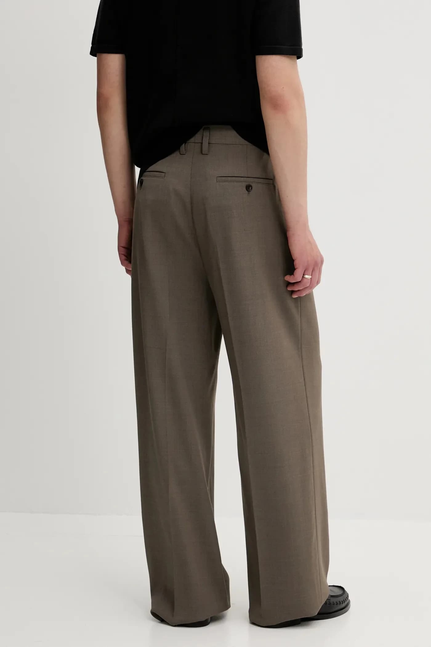 Брюки из смесовой шерсти - фото 3