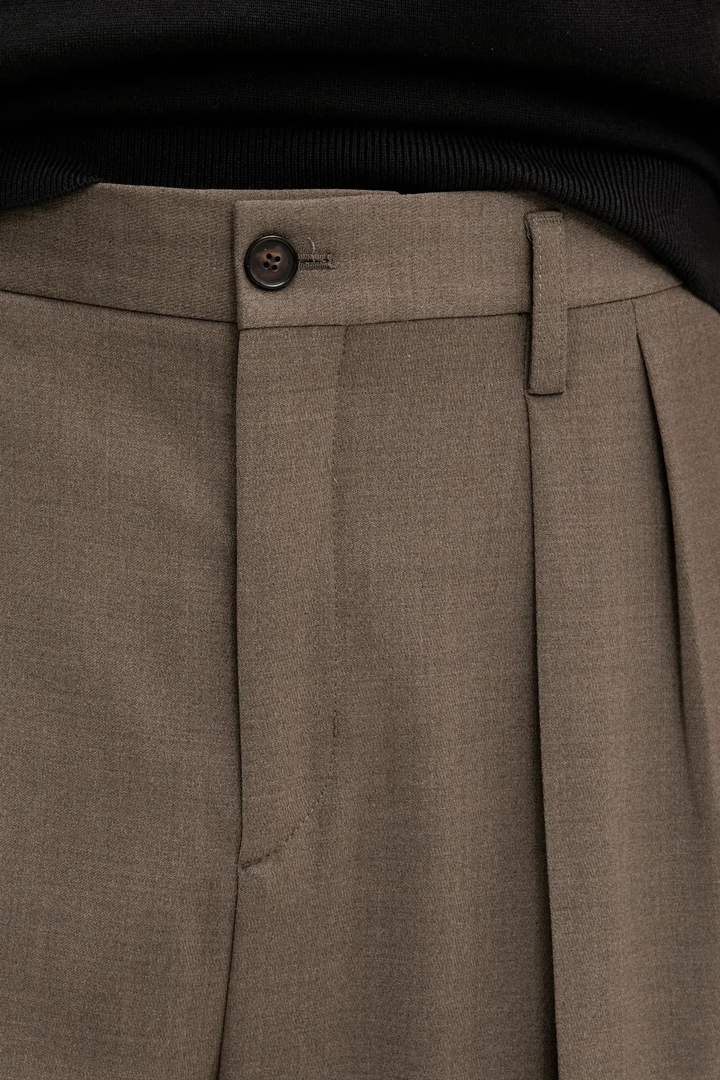 Брюки из смесовой шерсти - фото 4