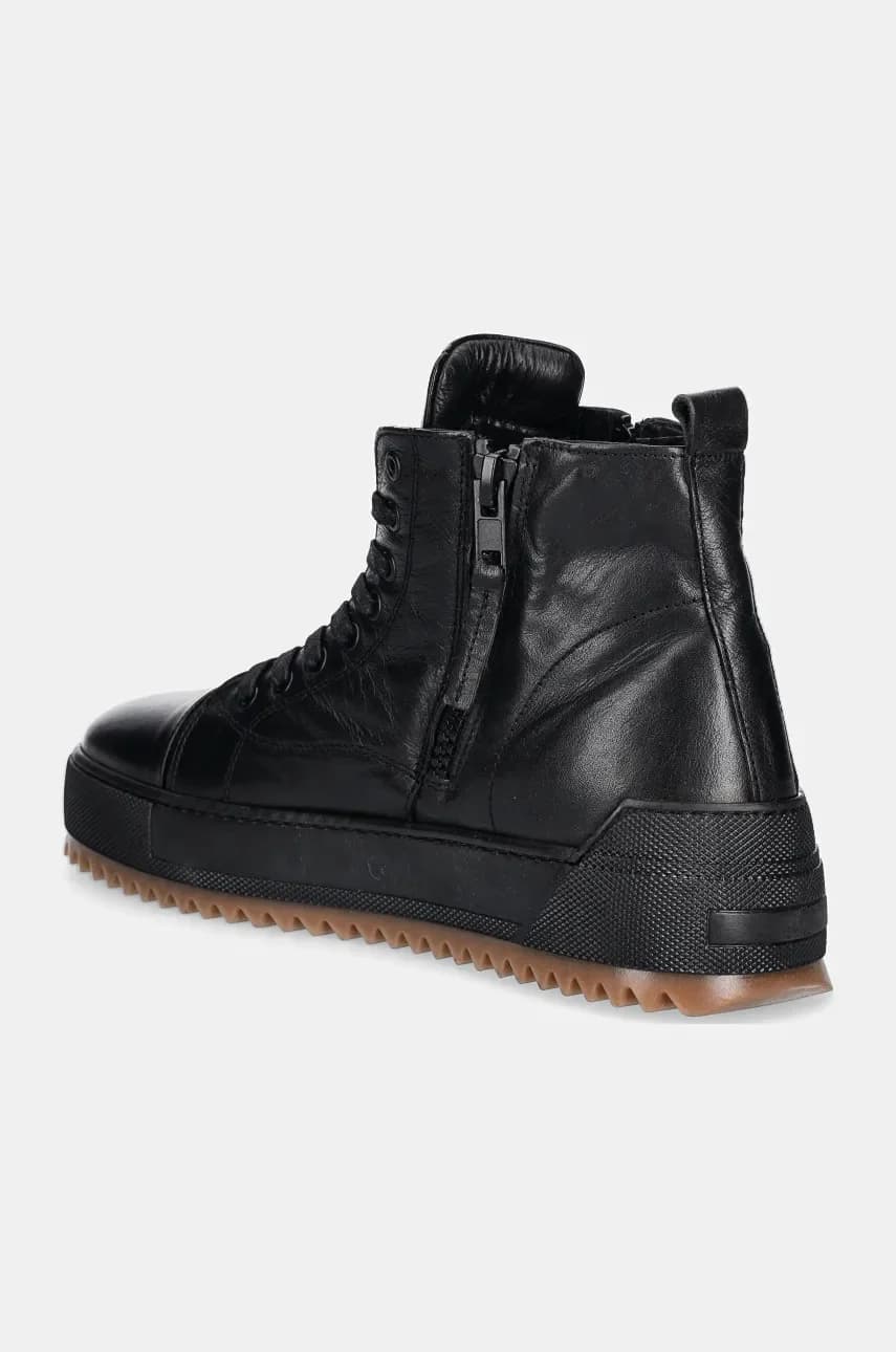 Кожаные кроссовки - фото 4