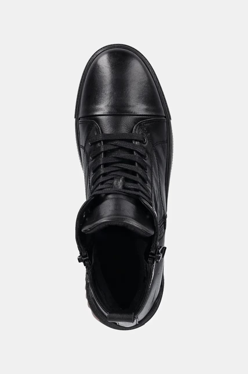 Кожаные кроссовки - фото 5