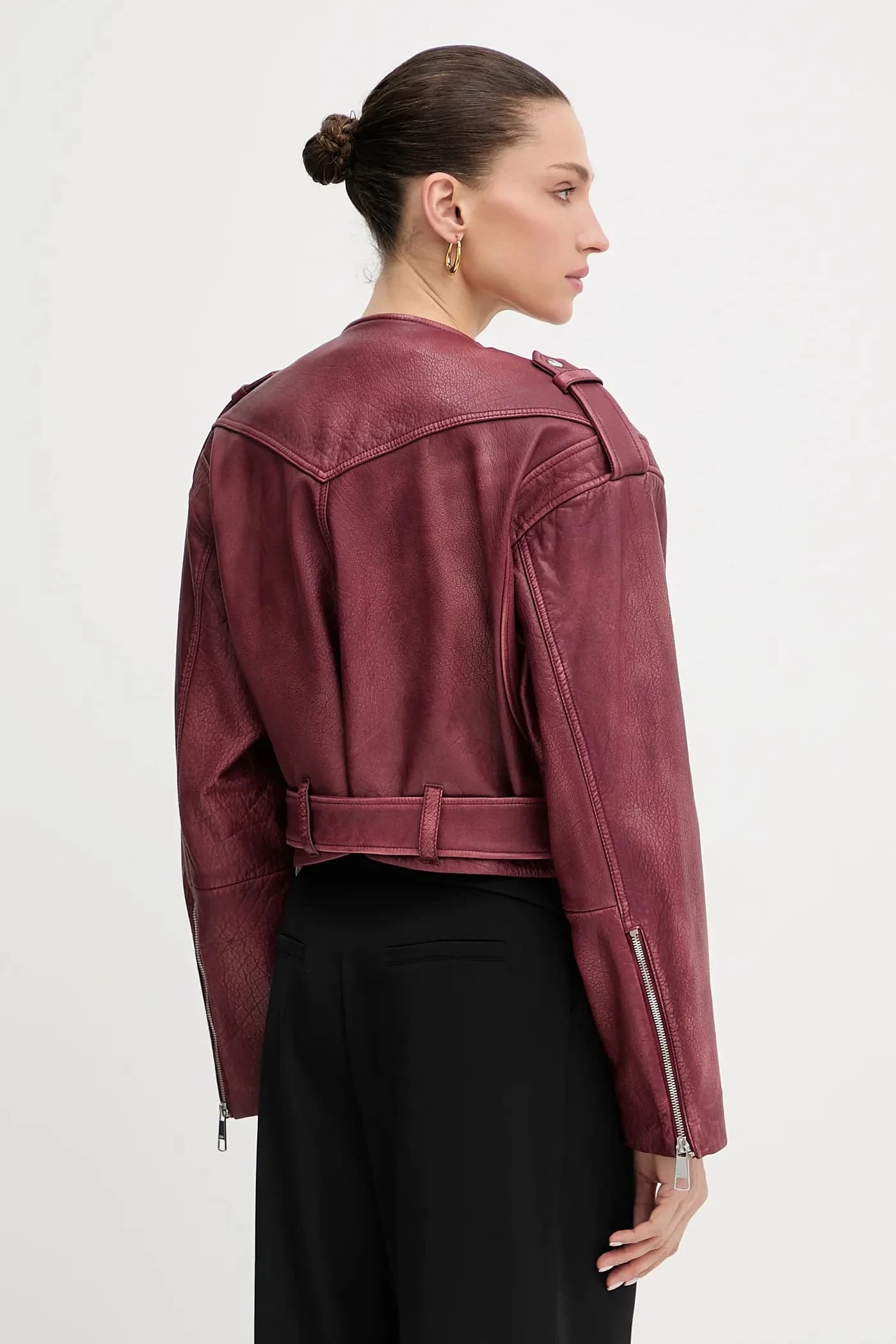 Кожаная косуха C_Sadora - фото 3