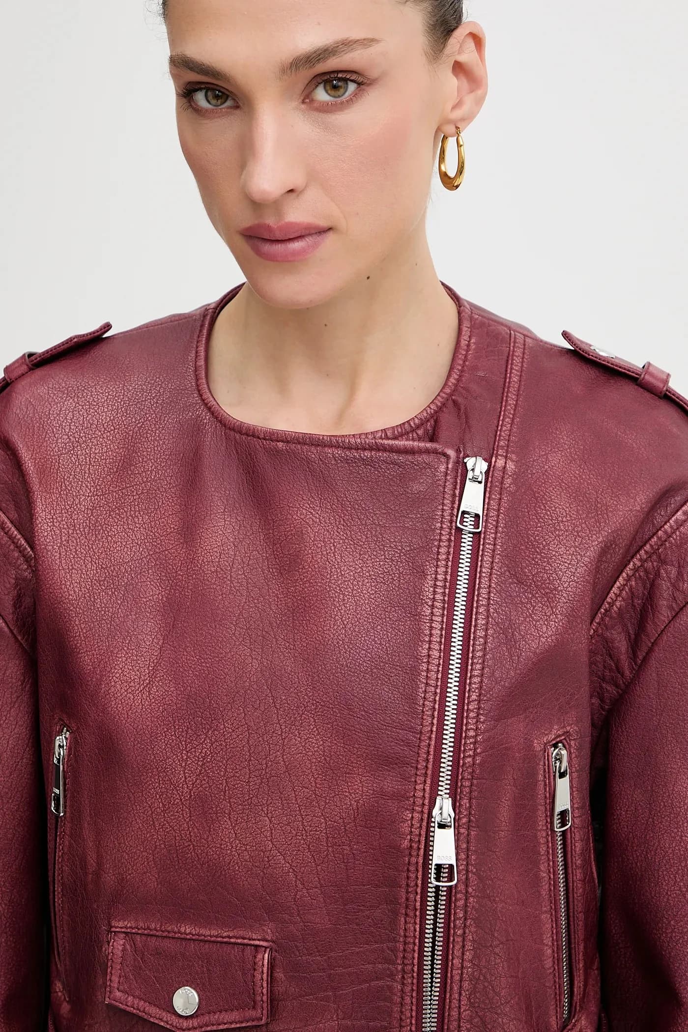 Кожаная косуха C_Sadora - фото 5