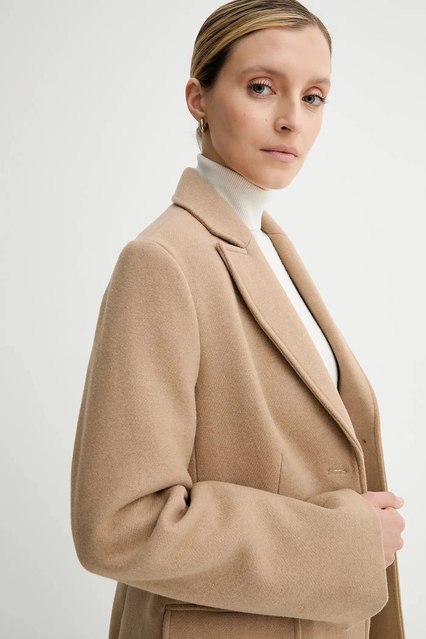 Шерстяное пальто - фото 4