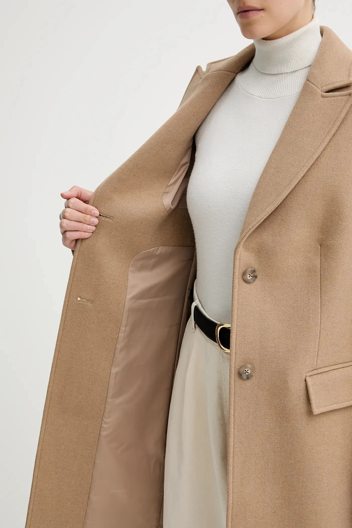 Шерстяное пальто - фото 6