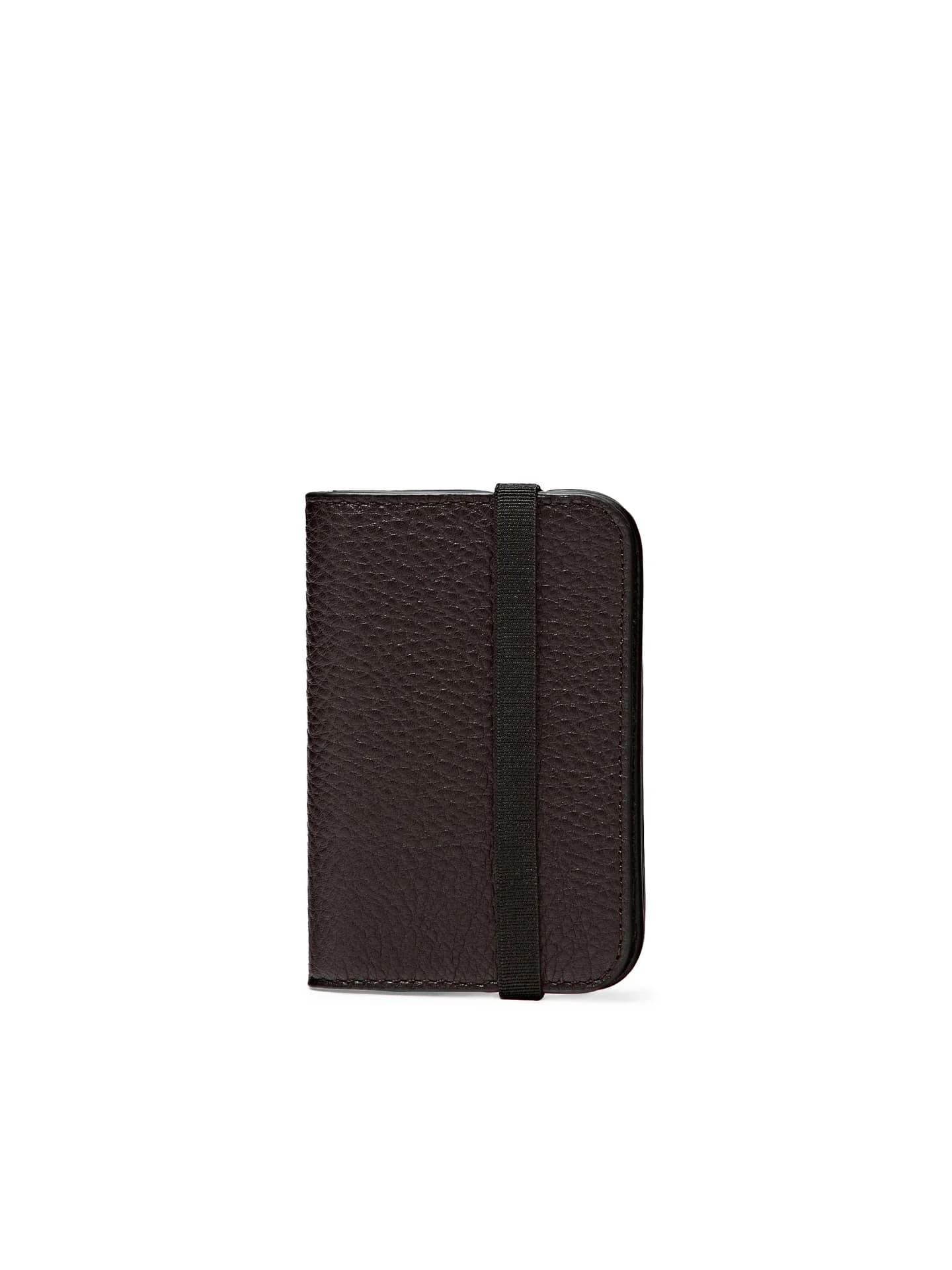 Визитница из кожи наппа с клапаном - фото 7