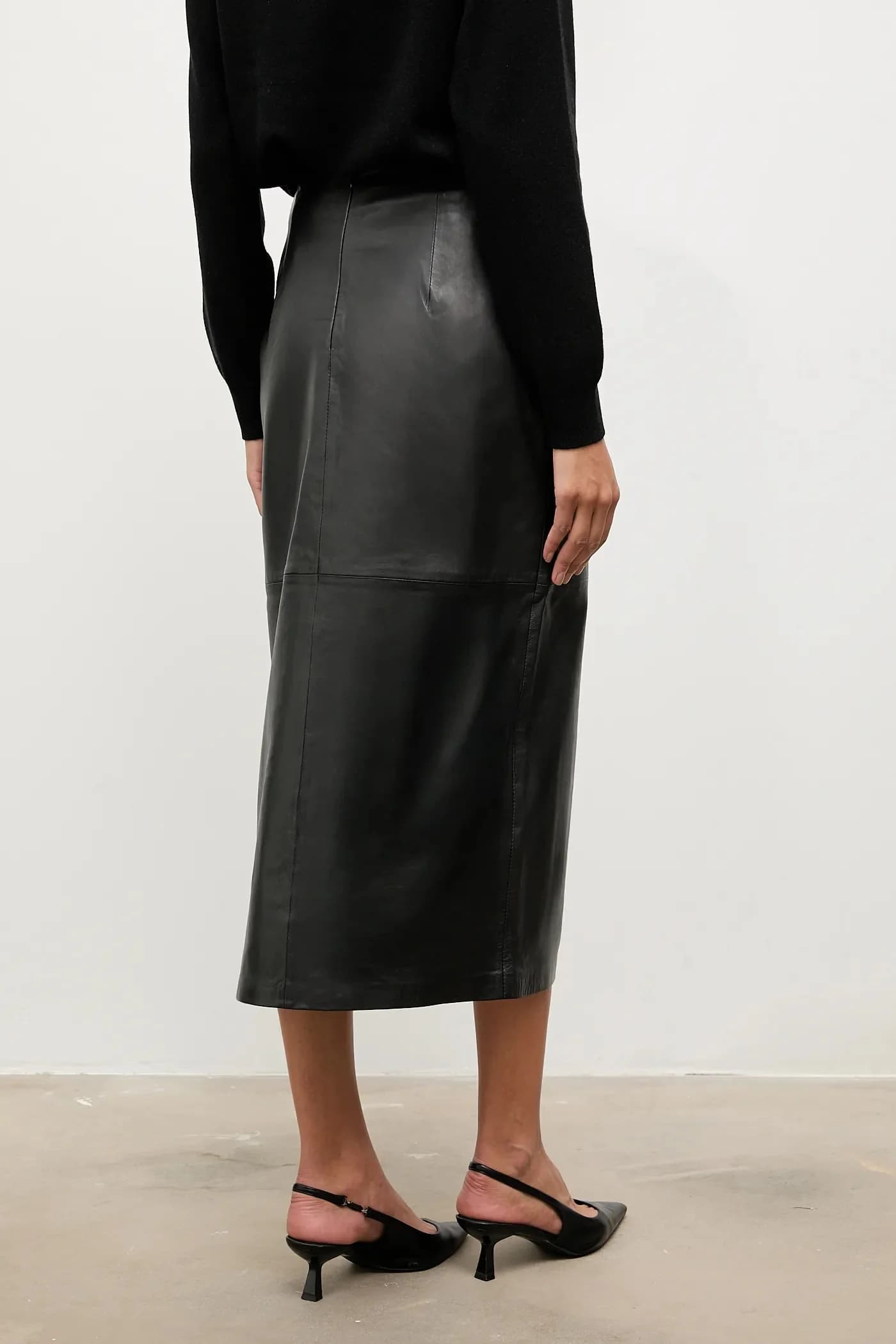 Кожаная юбка - фото 3