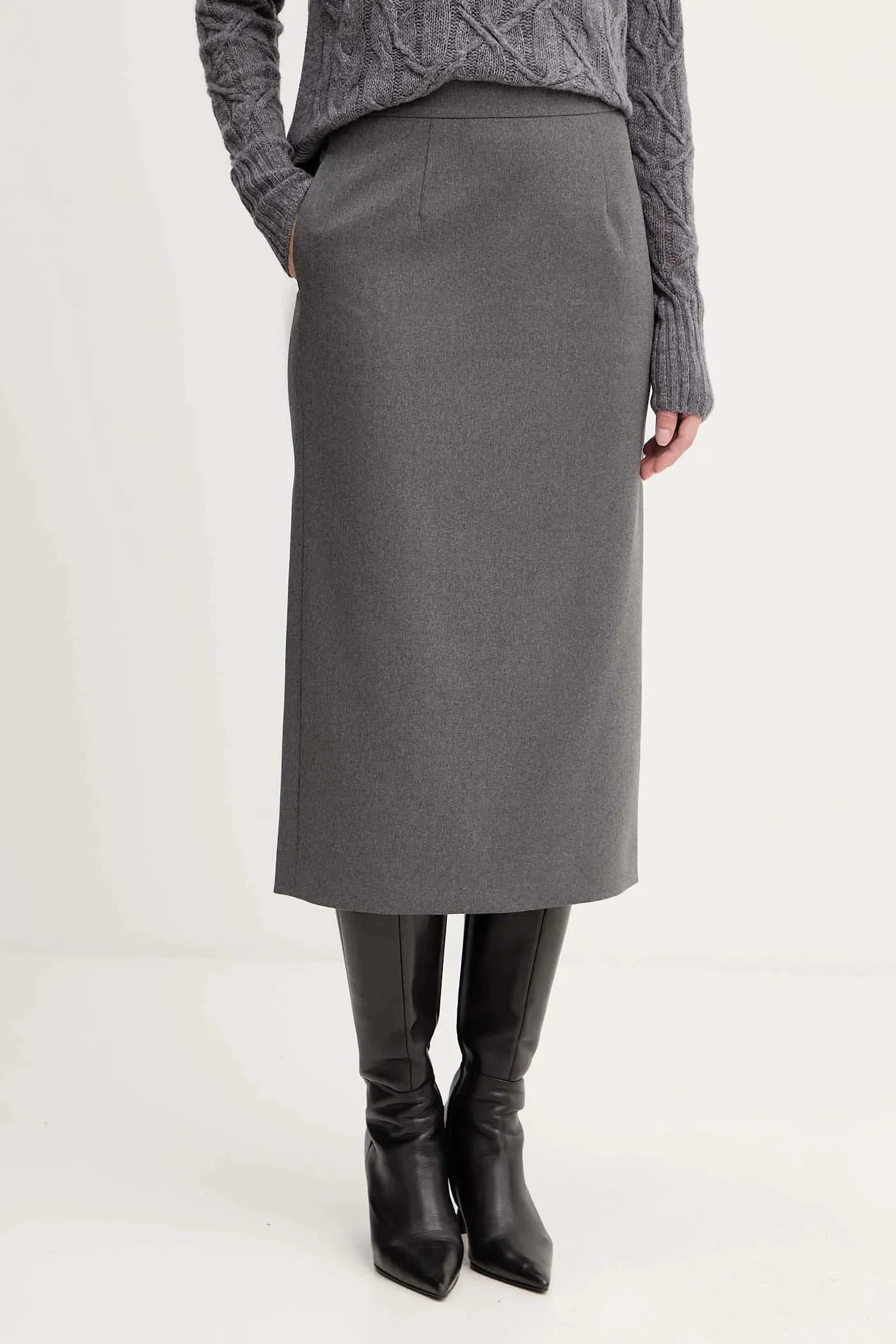 Юбка из шерсти