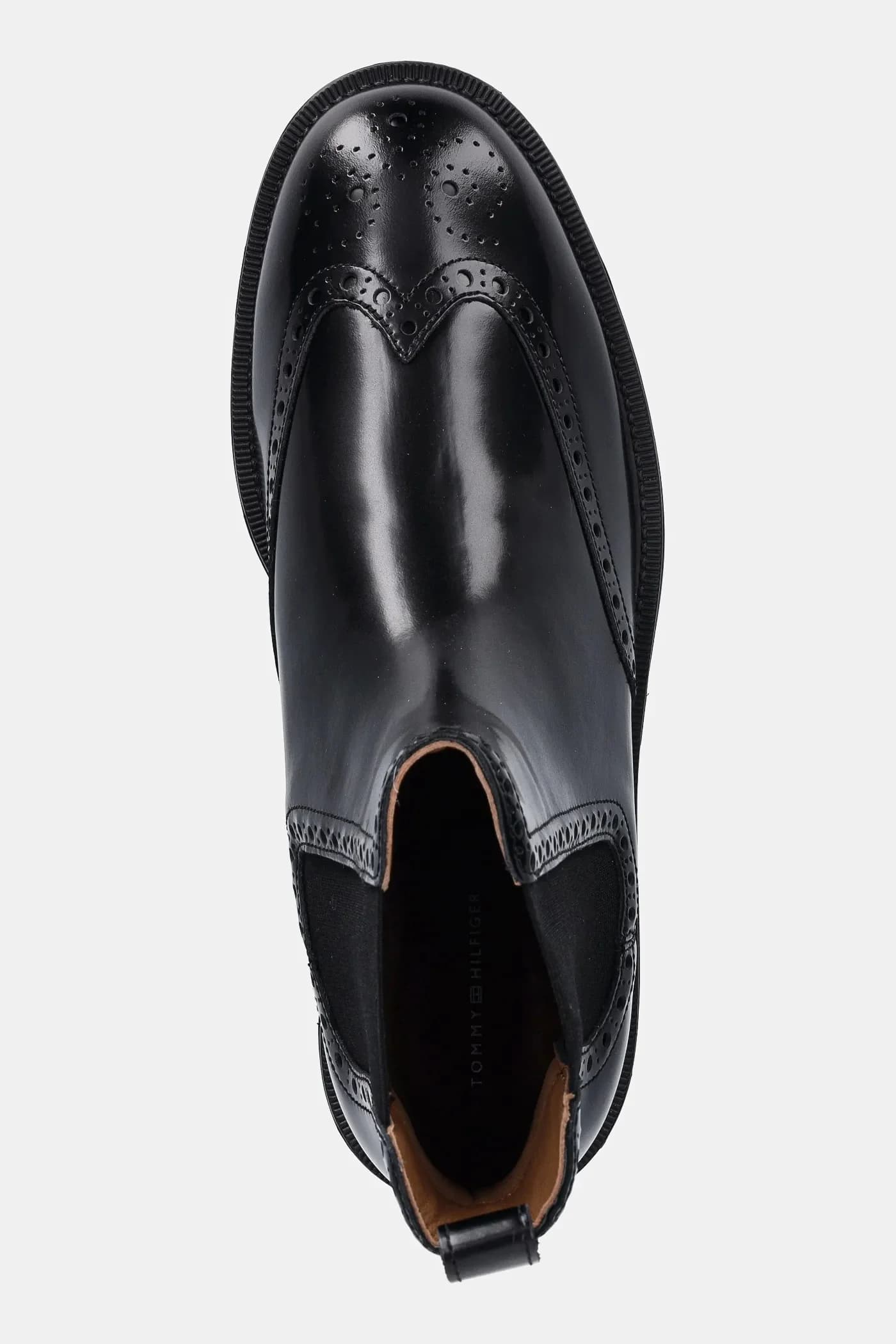 HILFIGER Vogue LTH A BROGUE BOOT кожаные ботильоны - фото 4