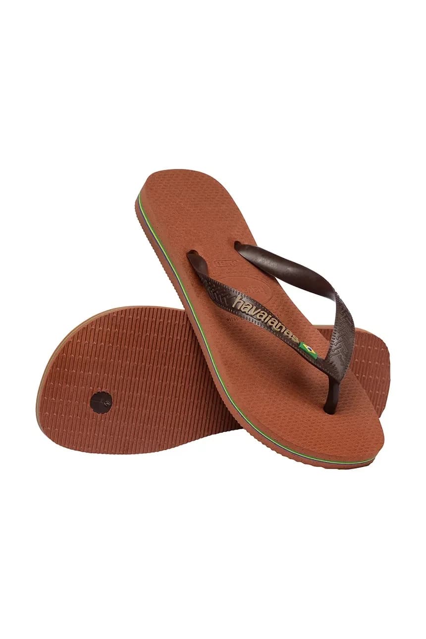 шлепанцы с логотипом BRASIL - фото 4