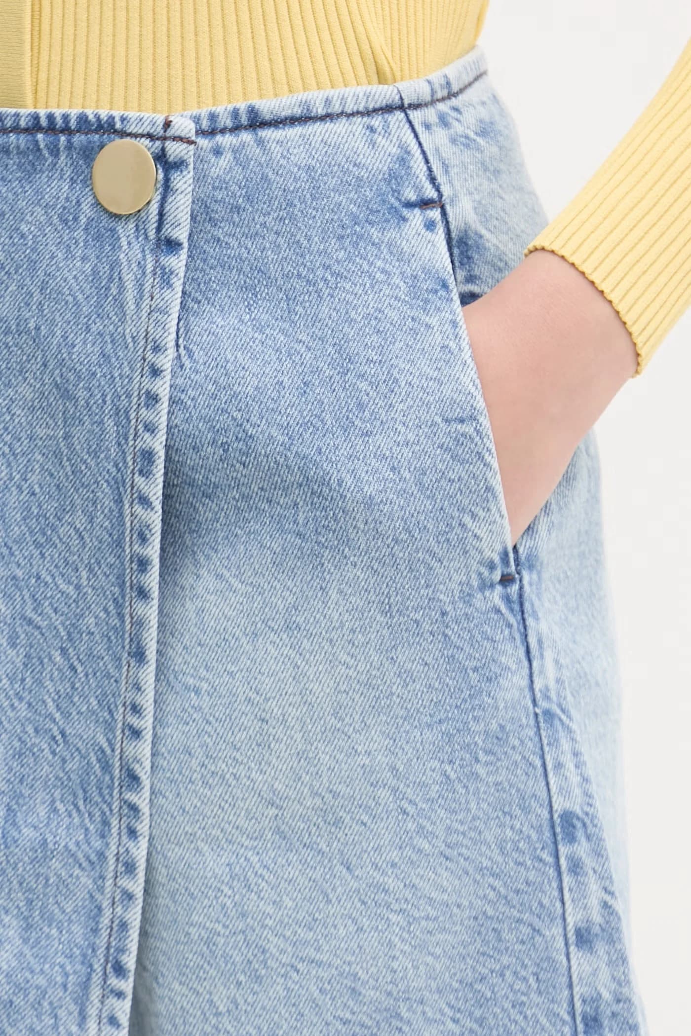 Женские джинсовые юбки и брюки - фото 4