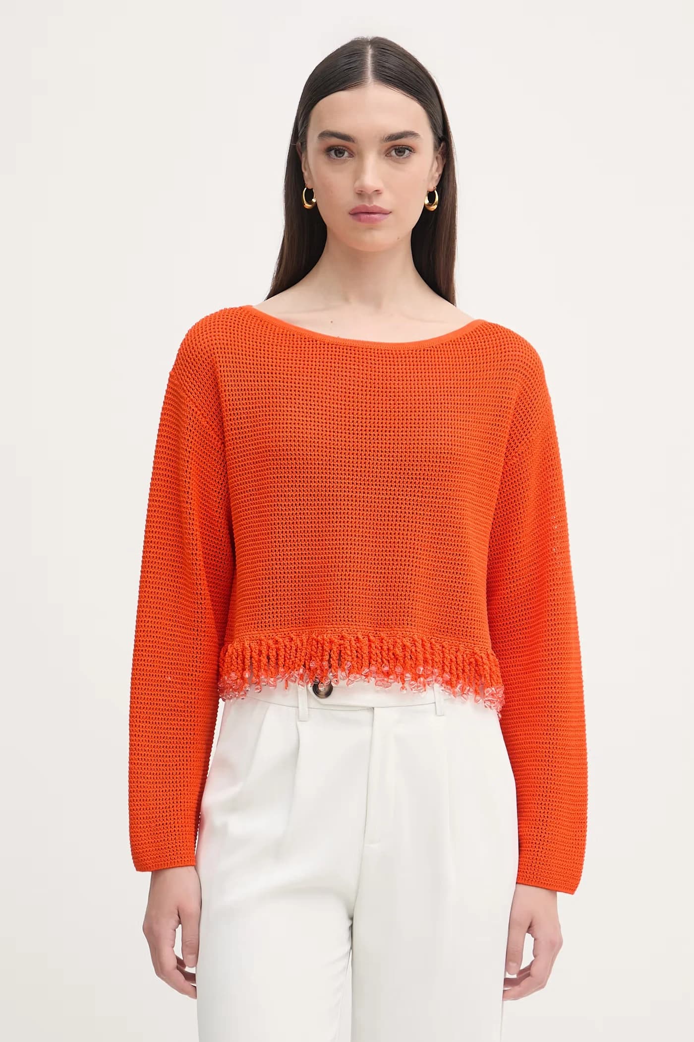 Женский хлопковый свитер