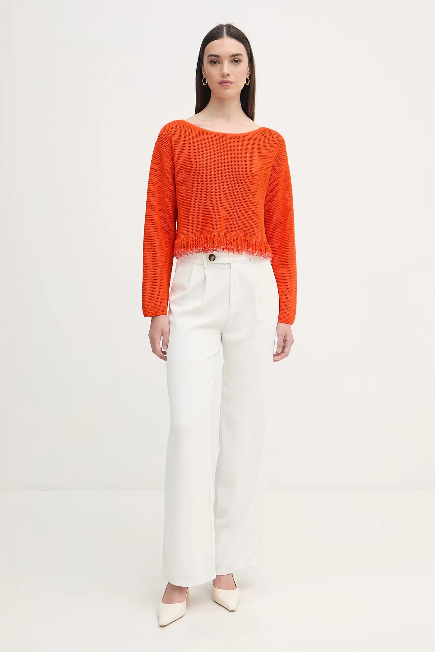 Женский хлопковый свитер - фото 2