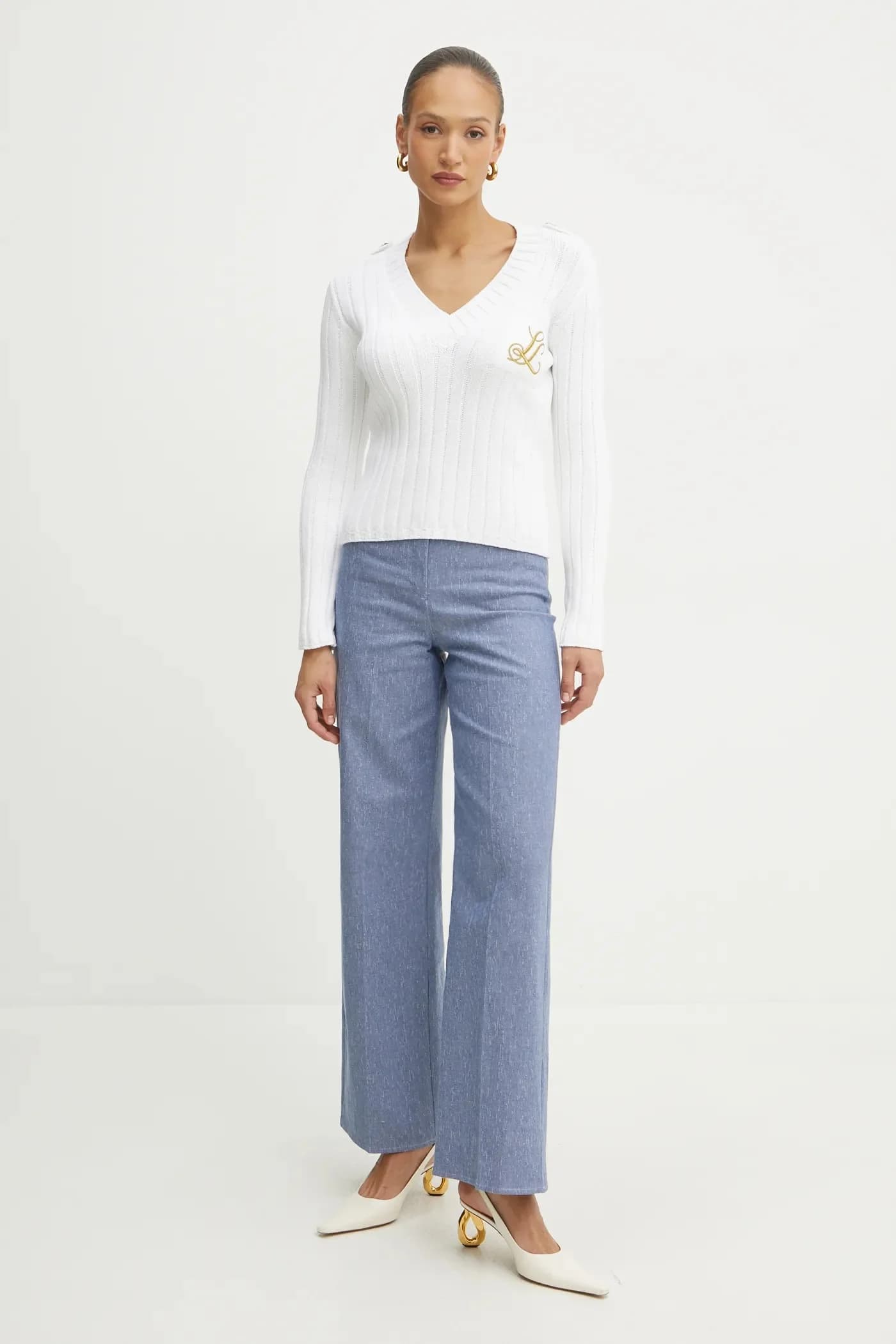 Хлопковый свитер - фото 2