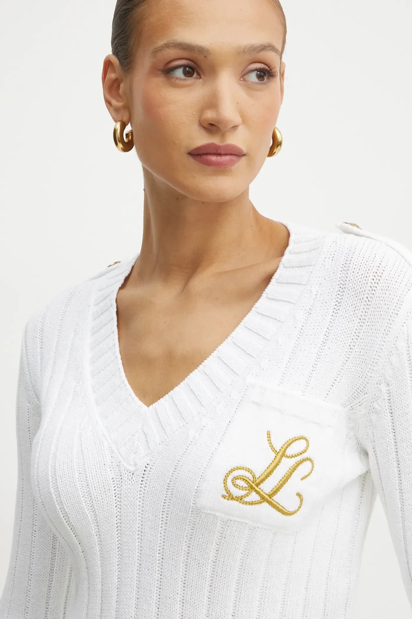 Хлопковый свитер - фото 4