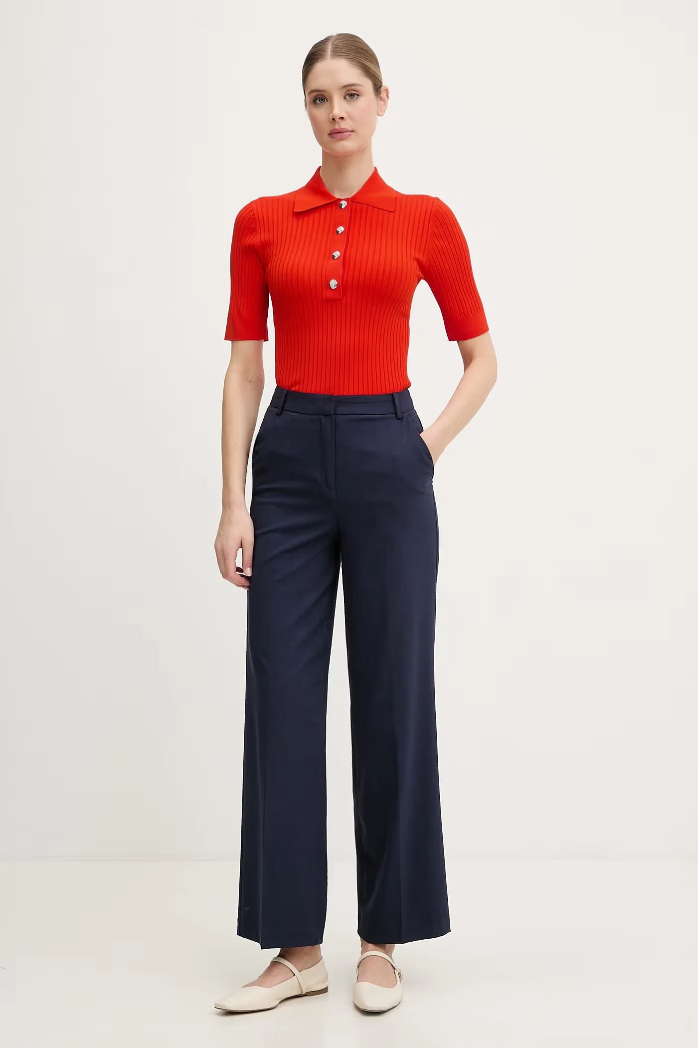 Женское поло с вискозой VERA. - фото 2