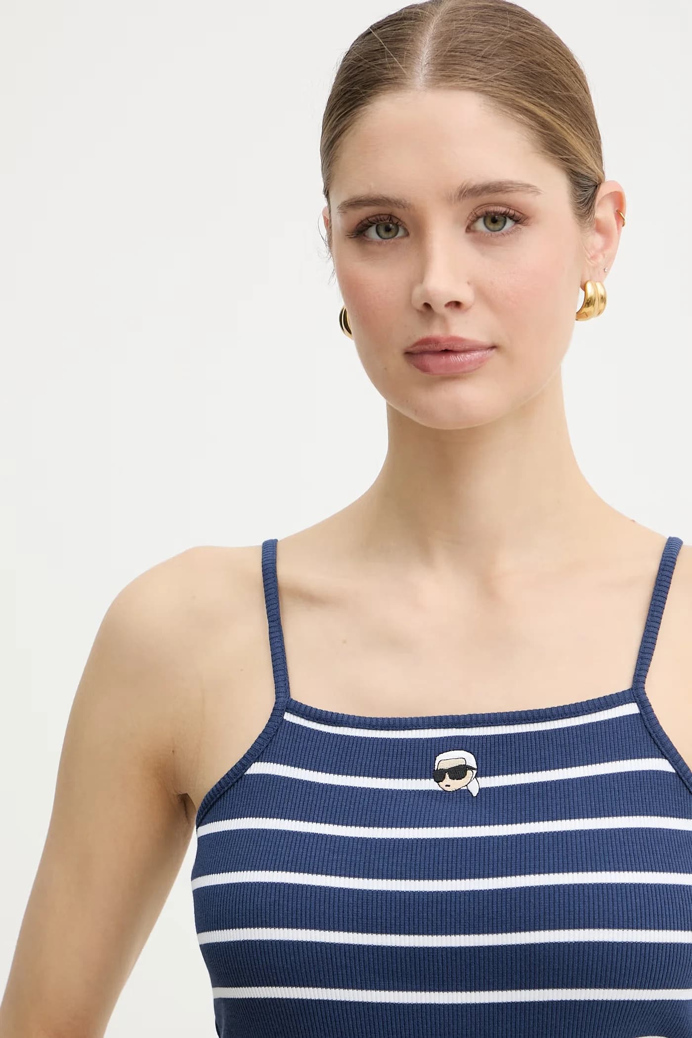 Женский топ из хлопка с эластаном IKON - фото 4